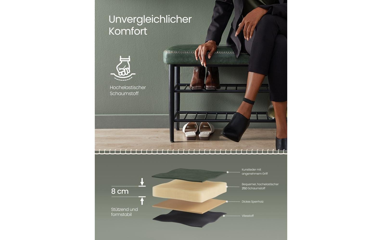 VASAGLE Empileur de chaussures »Ekho 80 x 50 cm«