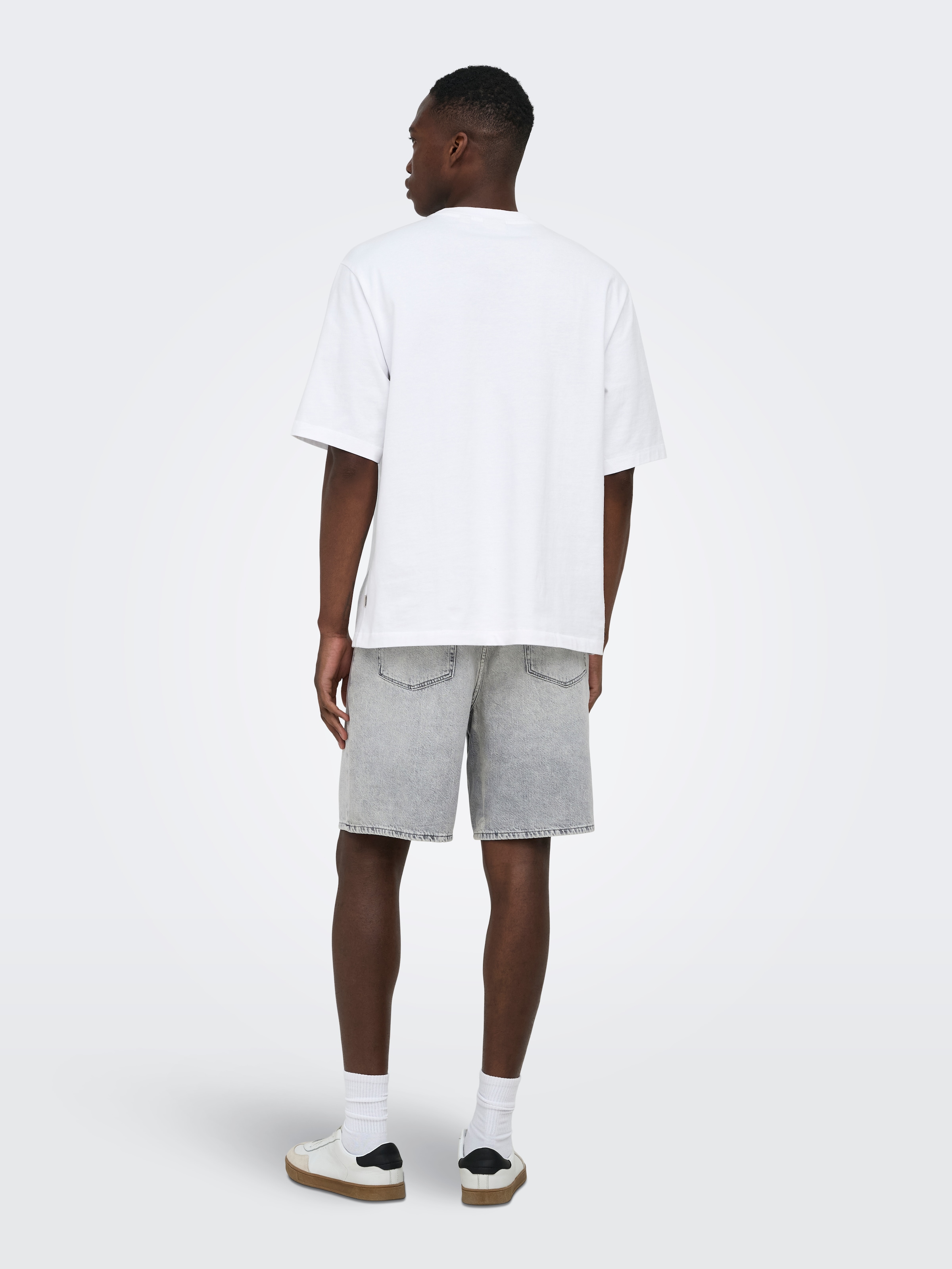 ONLY & SONS Short en jean »ONSFADE LMG 3157 TAI DNM SHORTS NOOS« coton, coupe ample
