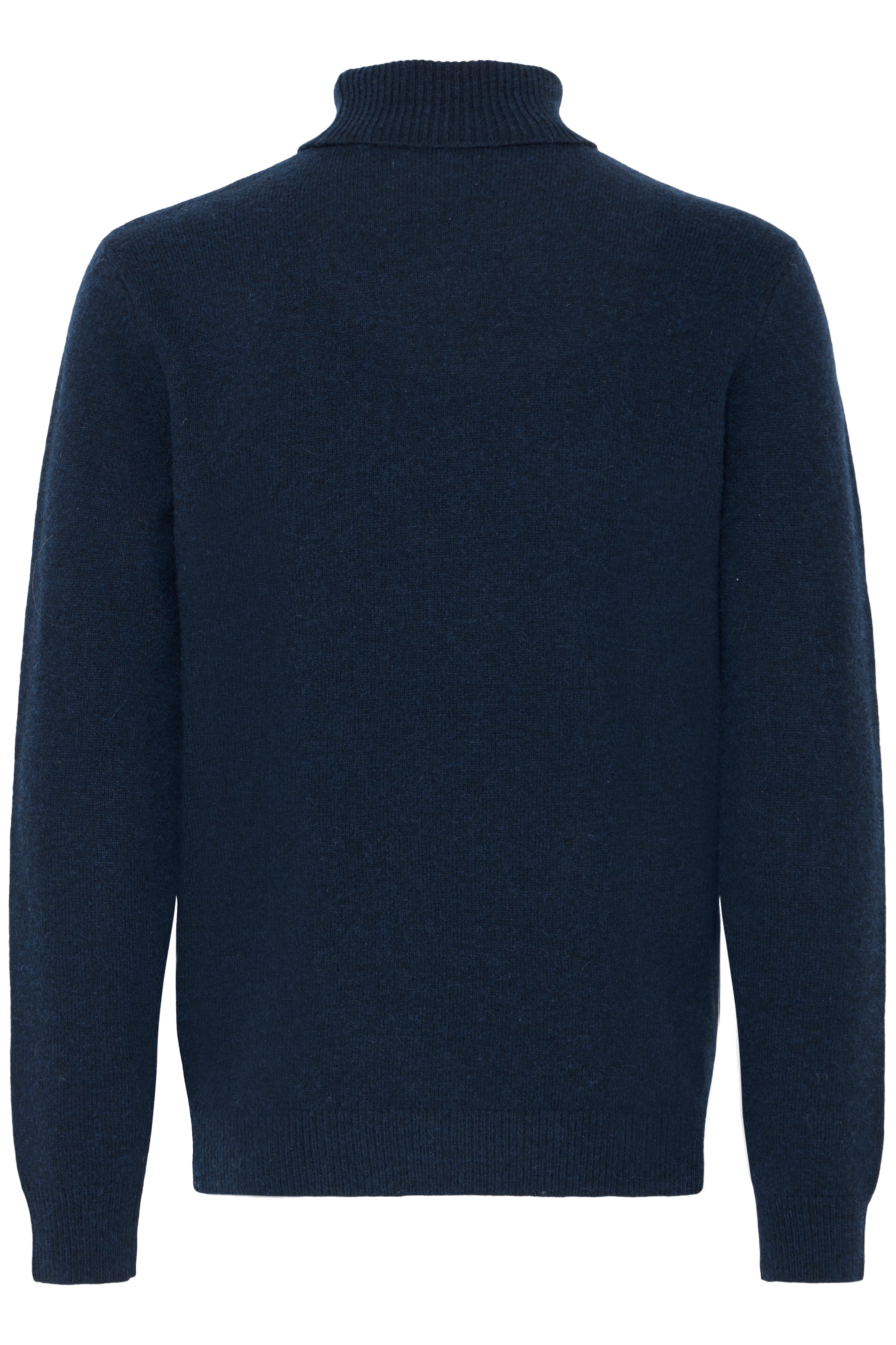 Blend Rollkragenpullover »BHBRANKO ROLL KNIT« mit Markenlabel, aus Wollmischung, Regular Fit, hüftlang