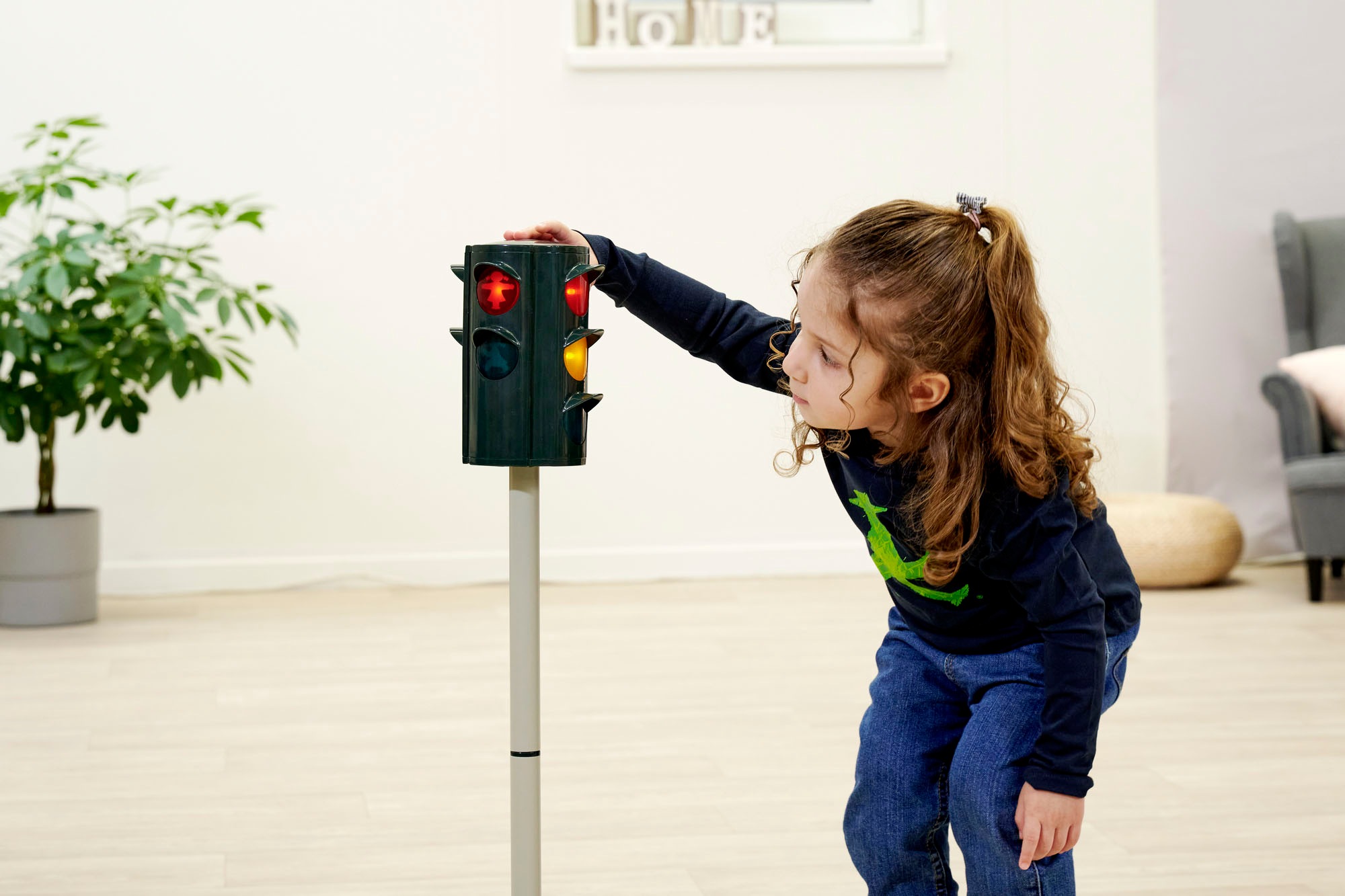 BIG Feu de signalisation ludique »Verkehrsampel Ampelmann« mit Funktion