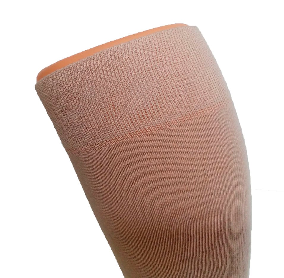 Fussgut Chaussettes pour diabétiques »Venenfreund Kniestrümpfe mit Airchannel Fussbelüftung« 2 Couple tlg. verstärkte Fusspolsterung, weiter Bund, Druckentlastung, bequemer Bund