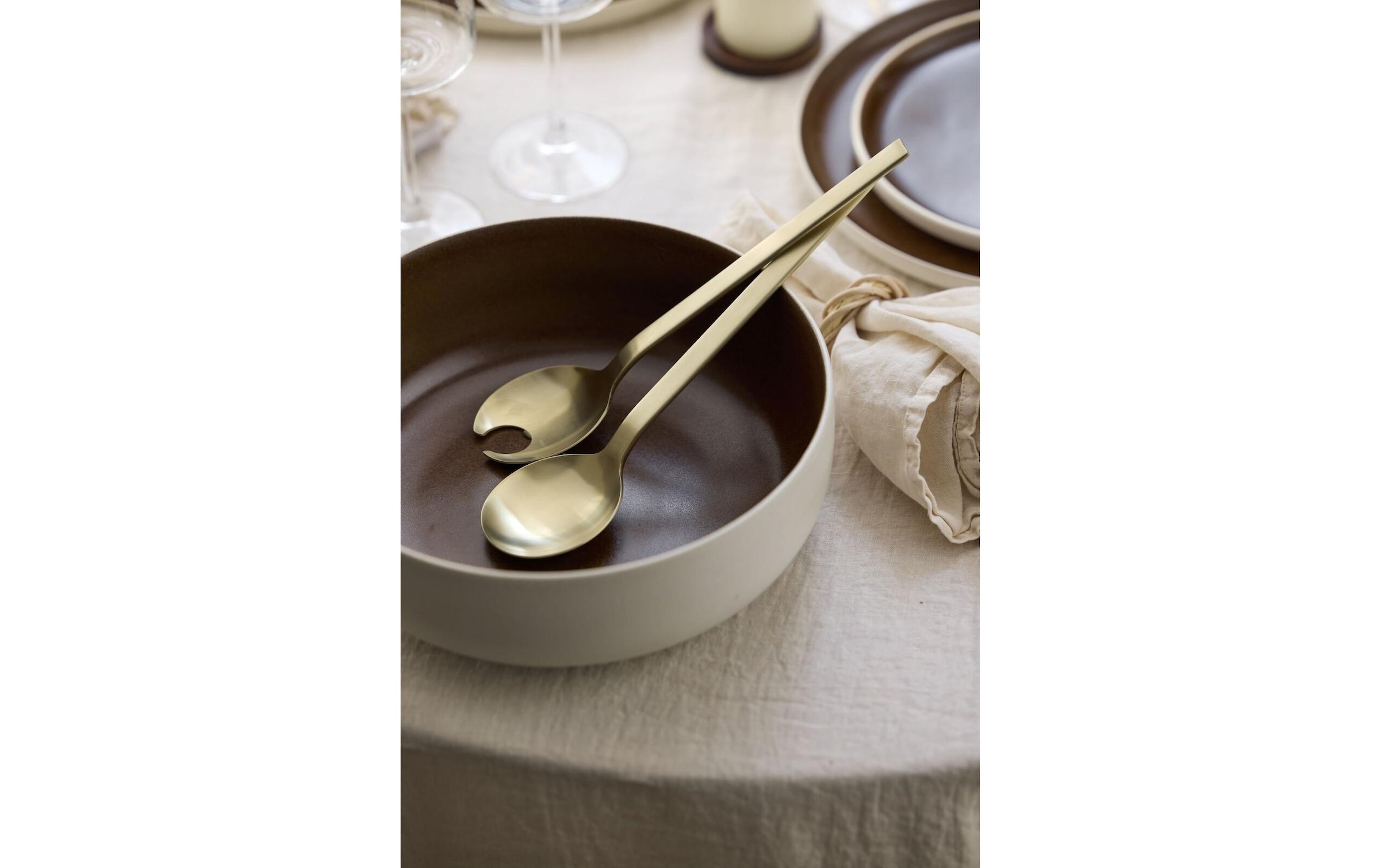   Schale »Studio Round North 25 cm, 1 Stück« aus Steingut