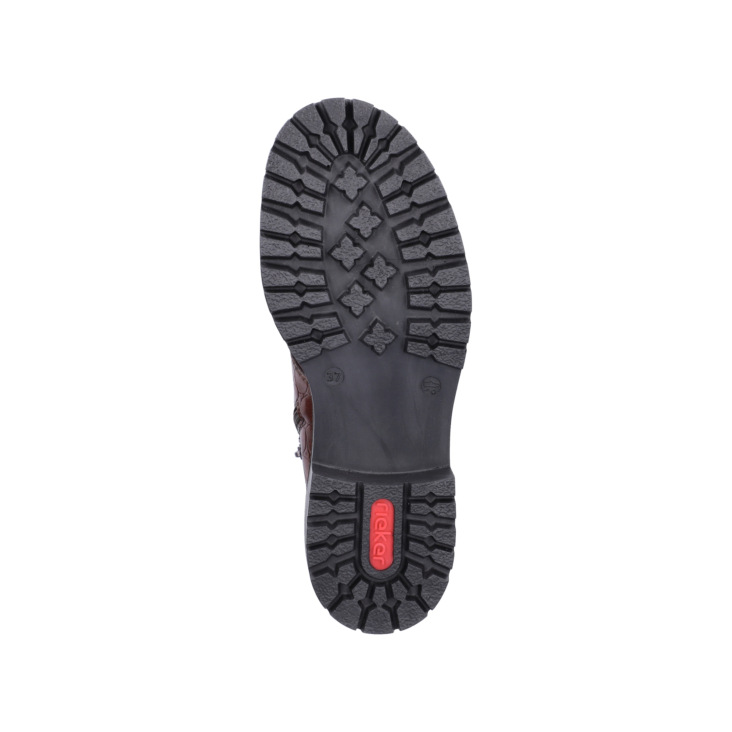Rieker Bottines à lacets  Schnürstiefelette, Profilsohle, in veganer Verarbeitung
