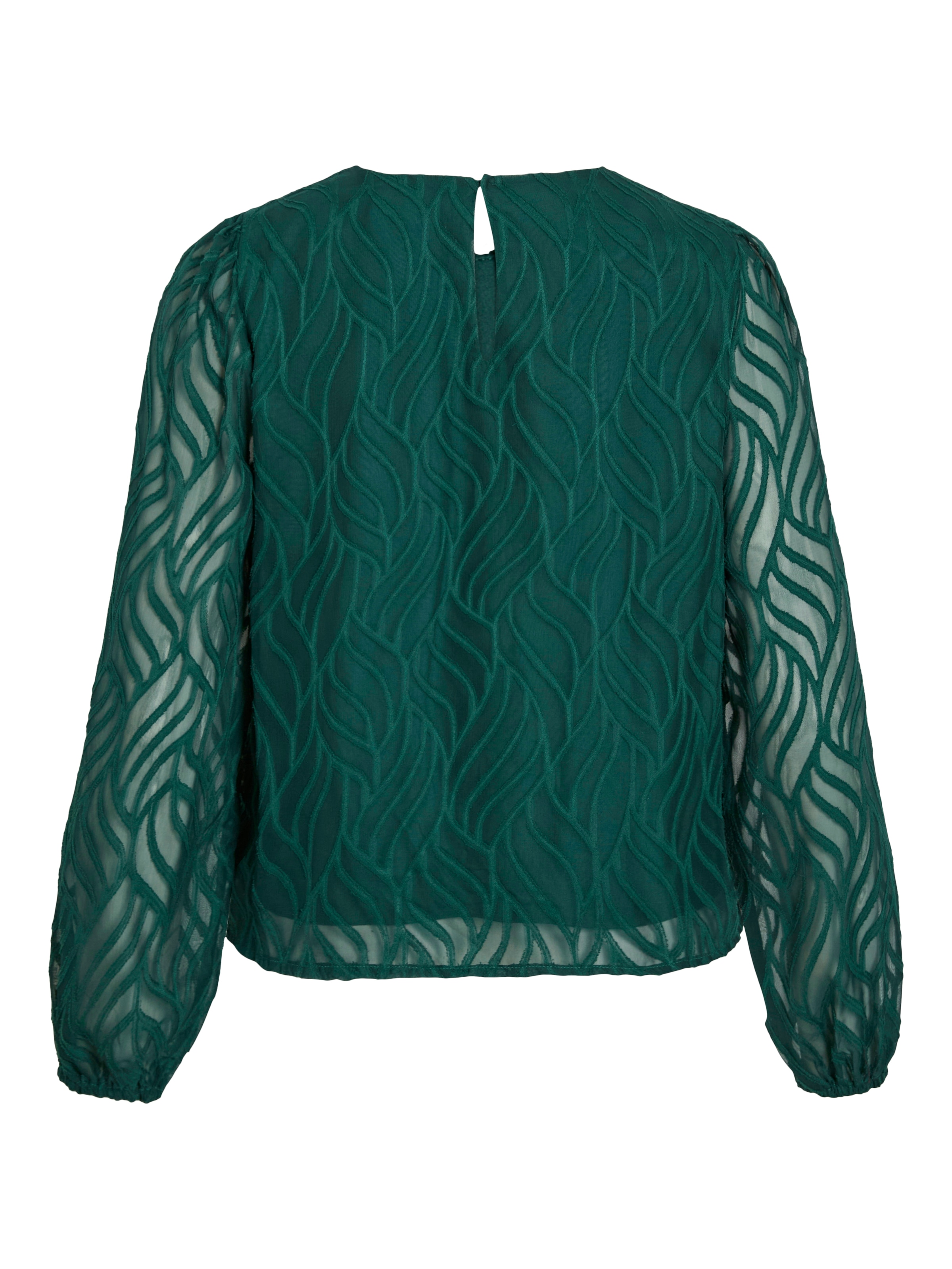 Vila Chemisier »VIMIKA O-NECK L/S TOP - NOOS«