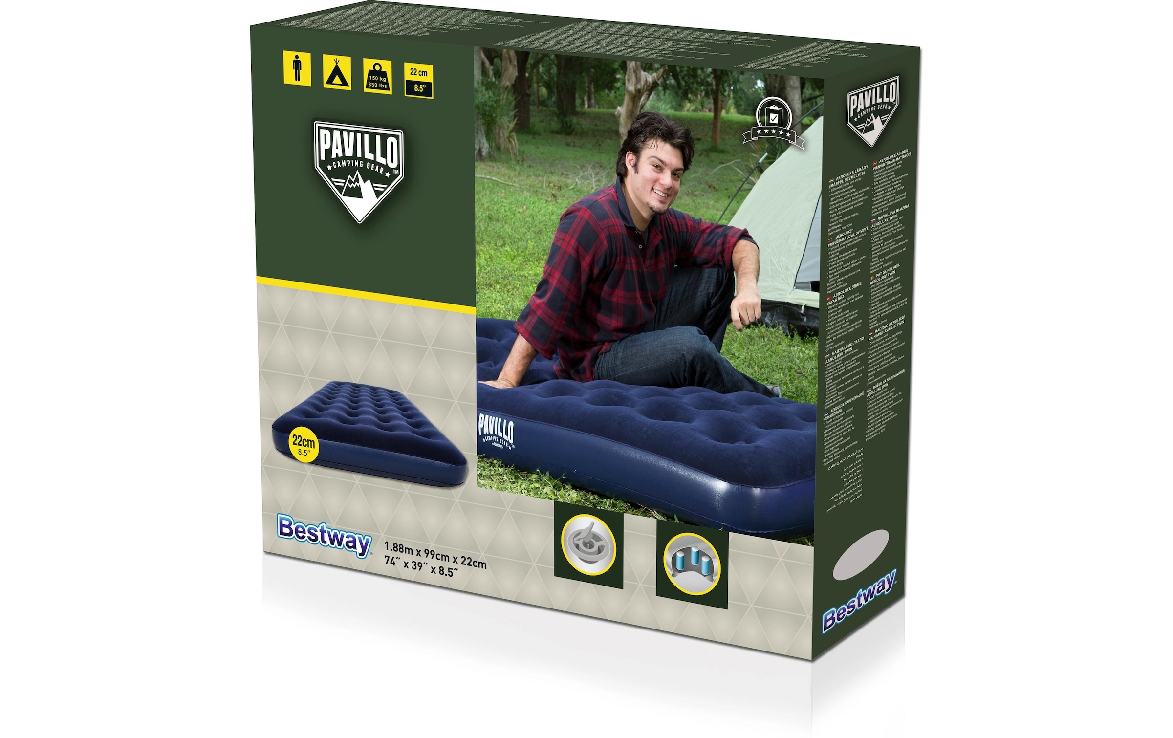 Bestway Lit à air »Twin 188 x 99 x 22 cm«