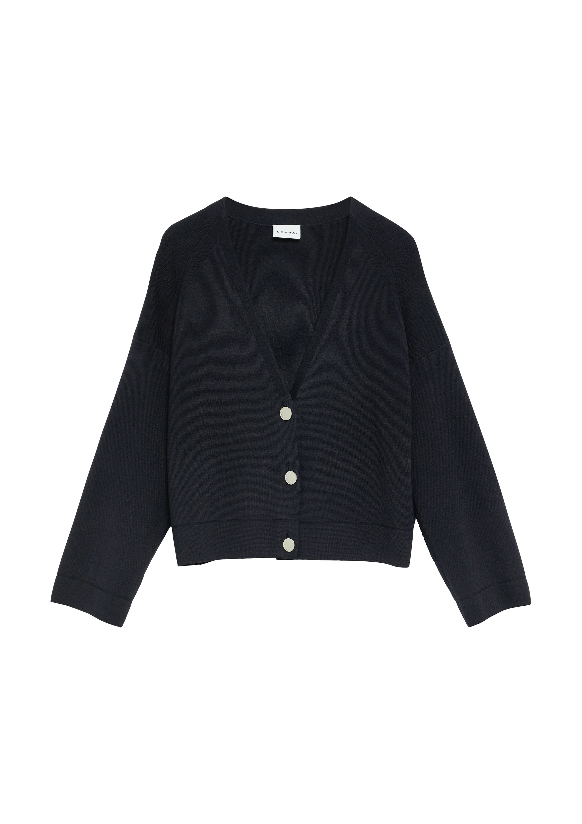 Comma Strickjacke mit V-Ausschnitt