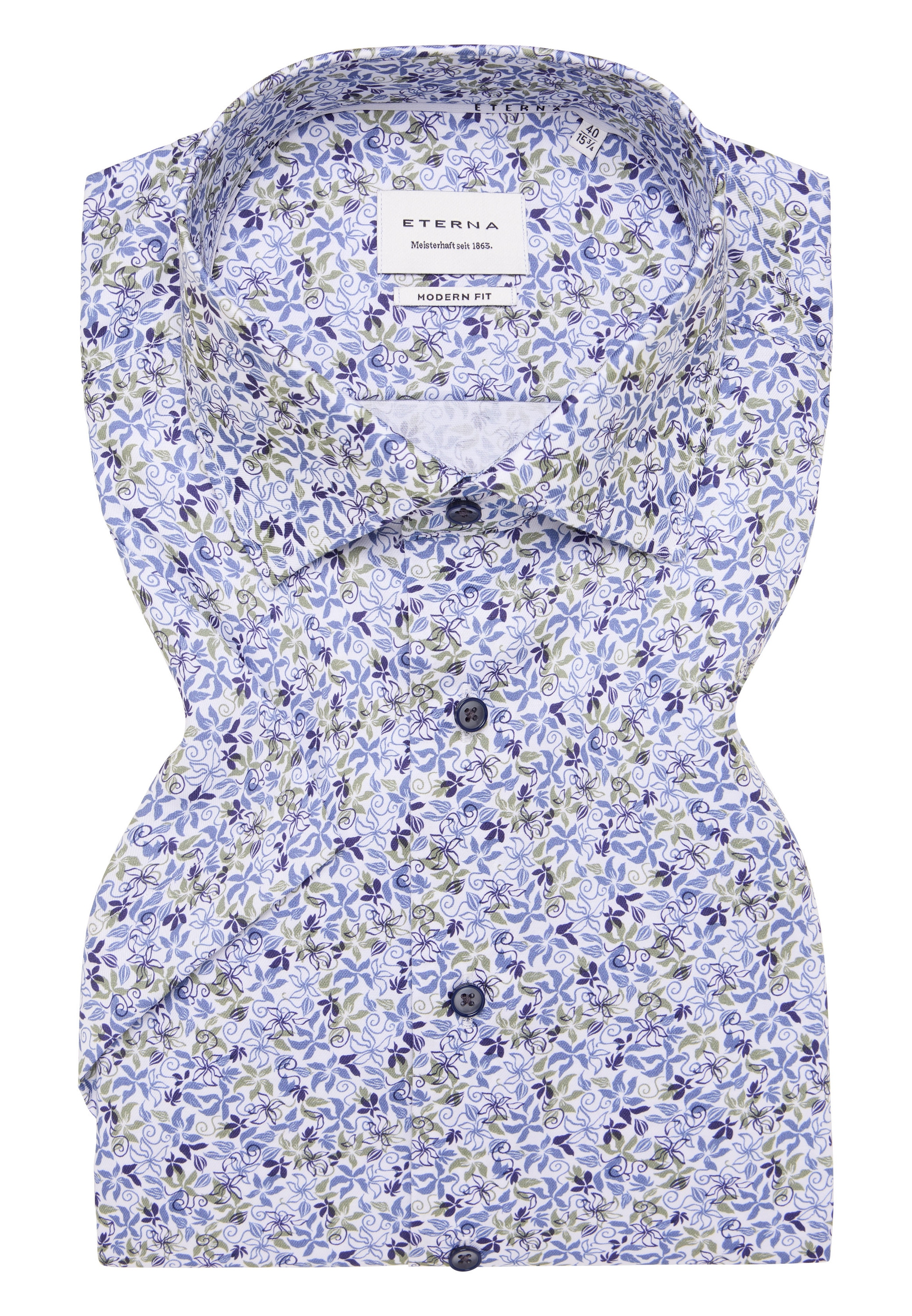 Eterna Chemise à manches courtes »MODERN FIT« NON IRON (bügelfrei)