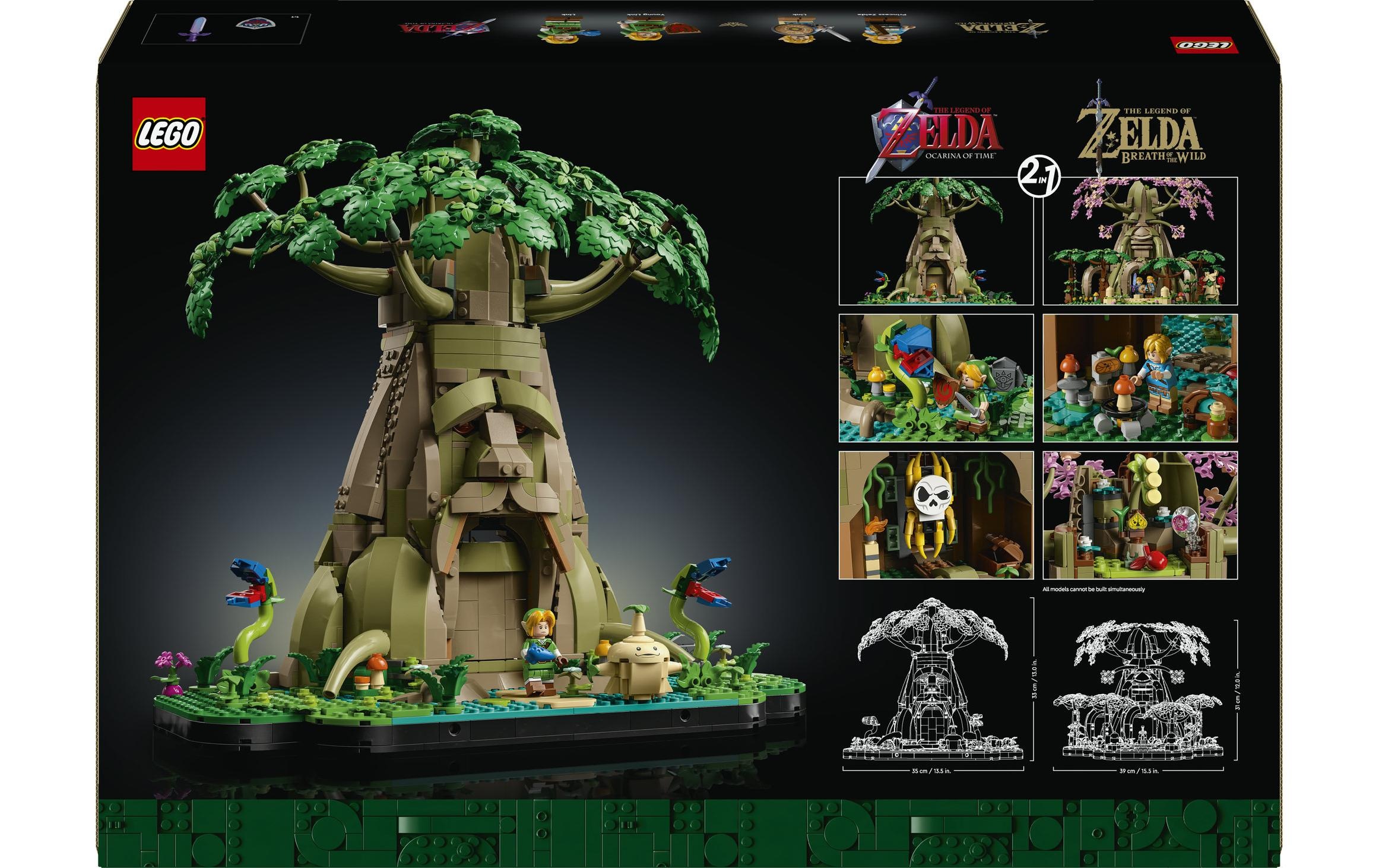 LEGO® Konstruktionsspielsteine »The Legend of Zelda Deku-Baum 2-in-1 77092« Ausstellungsmodell des Grossen Deku Baums