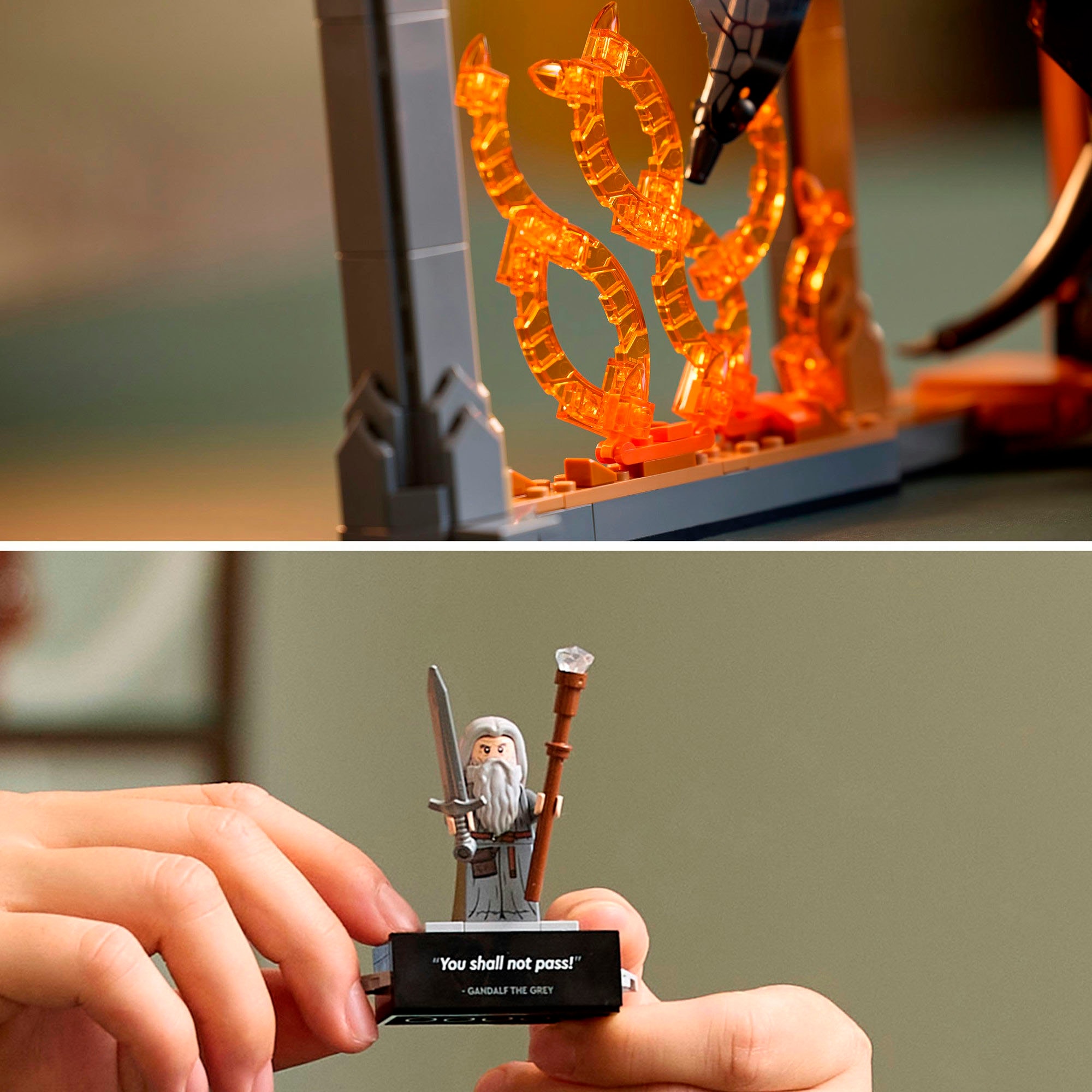 LEGO® Pions de construction »Der Herr der Ringe: Balrog Bücherstütze (10367), LEGO Icons« Made in Europe