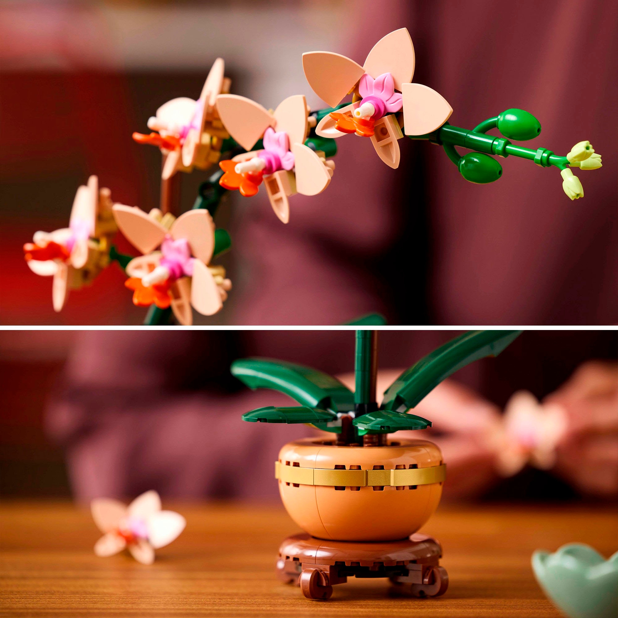 LEGO® Konstruktionsspielsteine »Mini-Orchidee (10343), LEGO Botanicals« Made in Europe