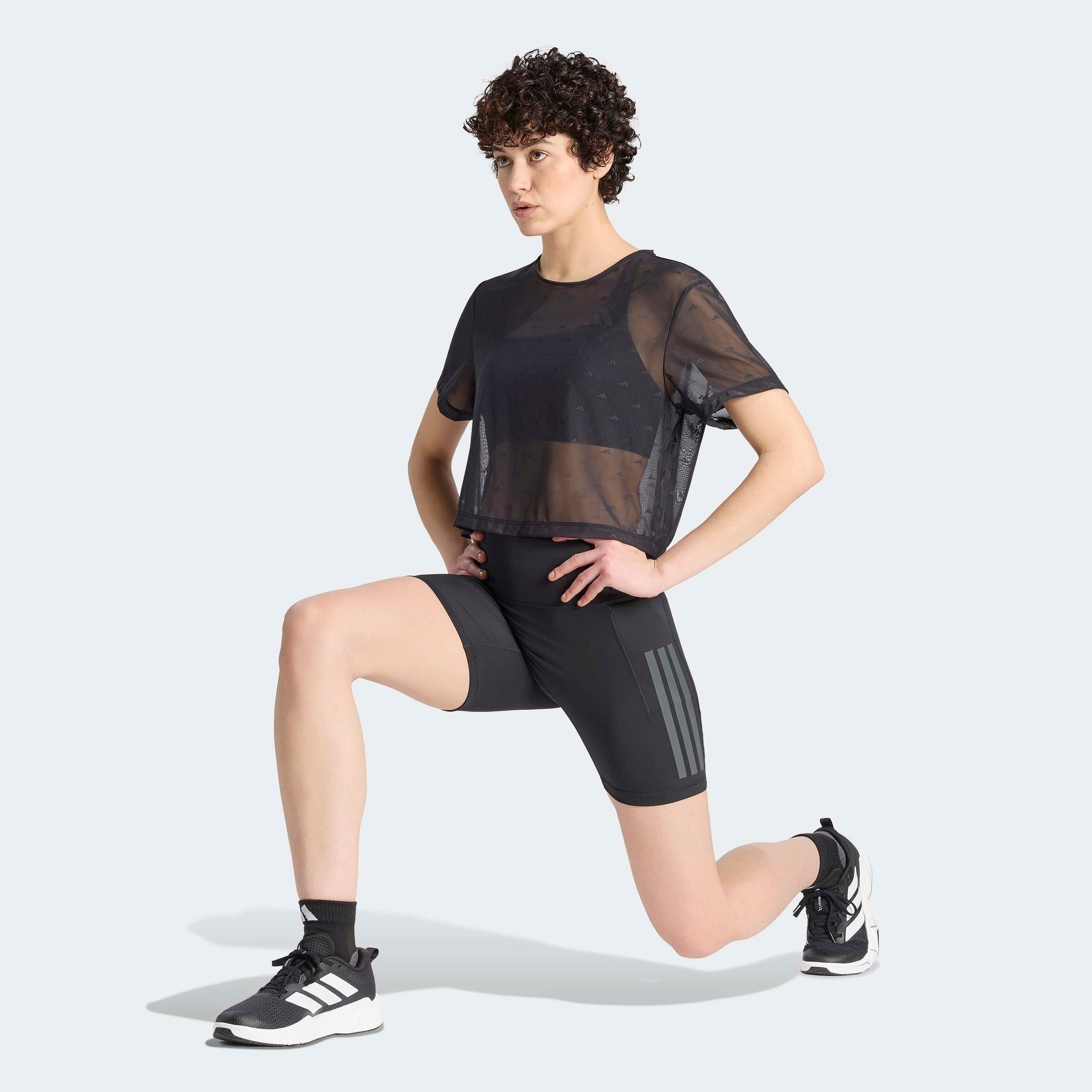 adidas Performance T-Shirt »PRIMELIFT ESSENTIALS WORKOUT MESH-, KASTIG GESCHNITTEN«