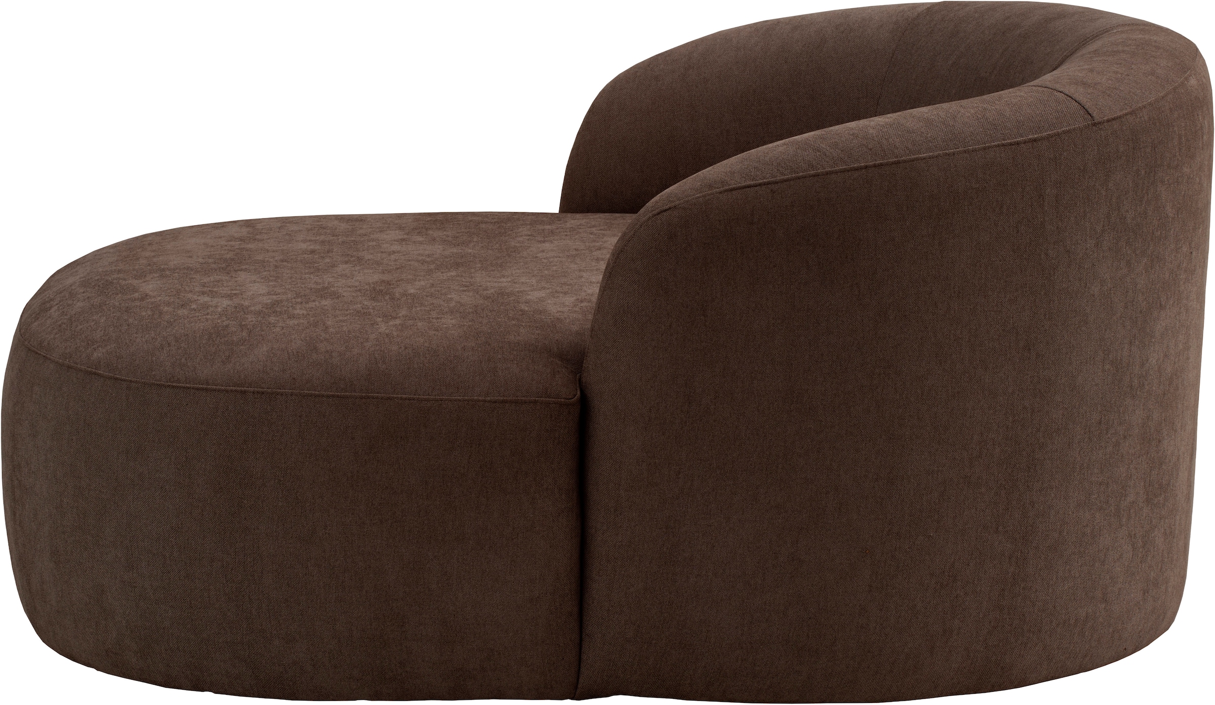 LeGer Home by Lena Gercke Fauteuil XXL »Yllara, moderner Lesesessel, Loveseat mit grosszügiger Sitzfläche« avec dossier courbé en velours ou structure