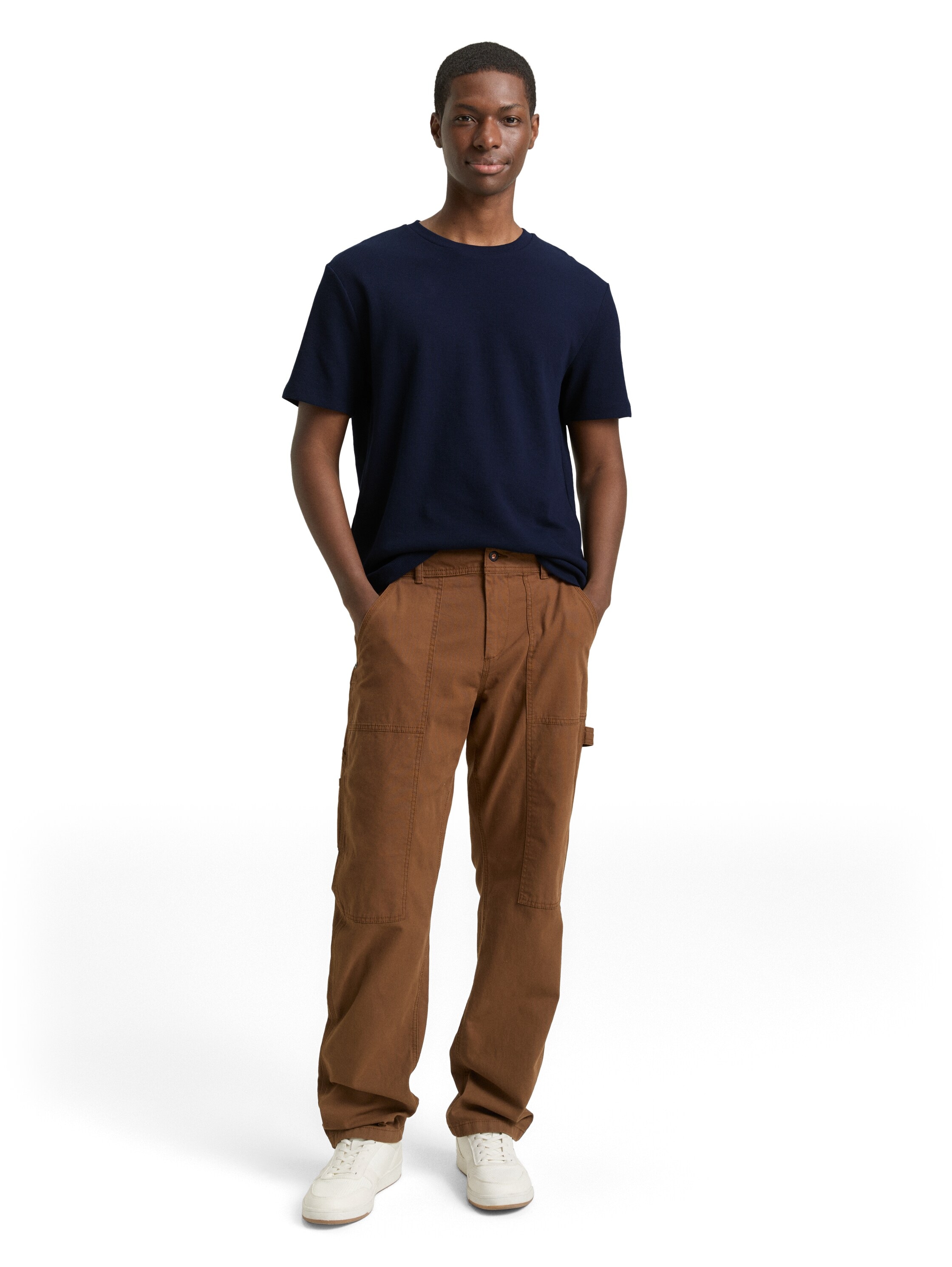 TOM TAILOR Denim T-shirt in Piqué-Qualität