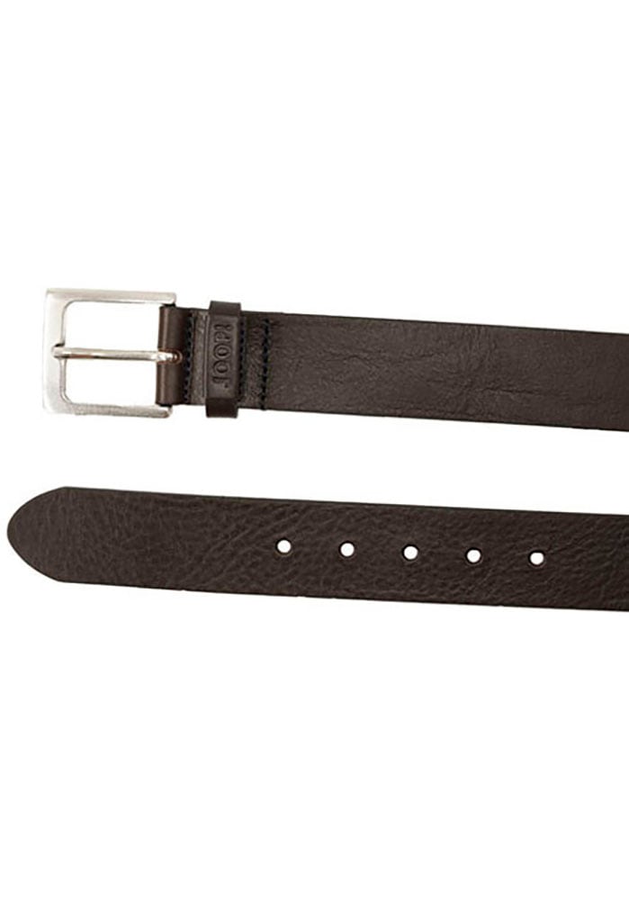 Joop Jeans Ledergürtel mit eckiger Dornschliesse, im Vintage Look