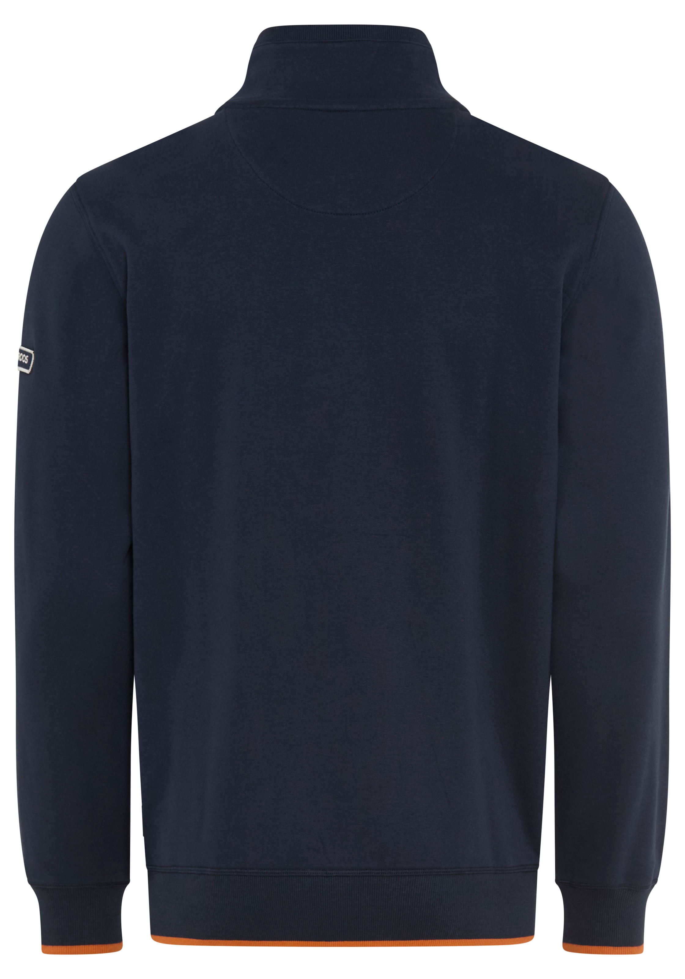 KangaROOS Sweat-shirt , avec col de troyer fermé haut, détails contrastés

