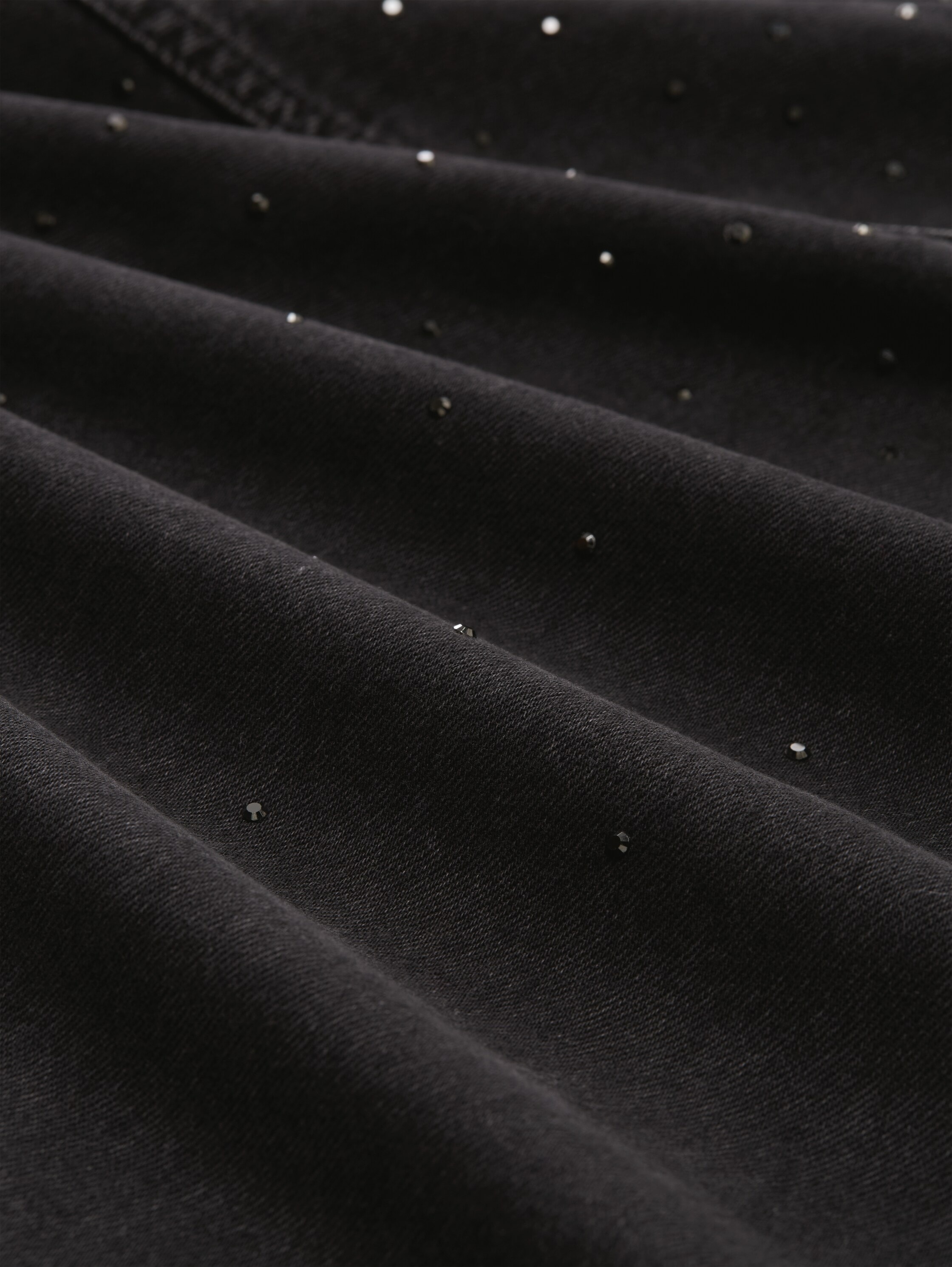 TOM TAILOR Denim Veste en jean mit Strasssteinen