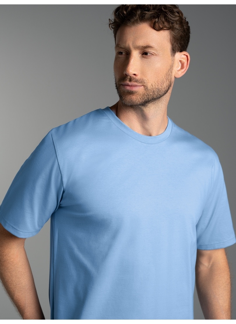 Trigema T-Shirt »TRIGEMA T-Shirt DELUXE Baumwolle« 1 Stk.