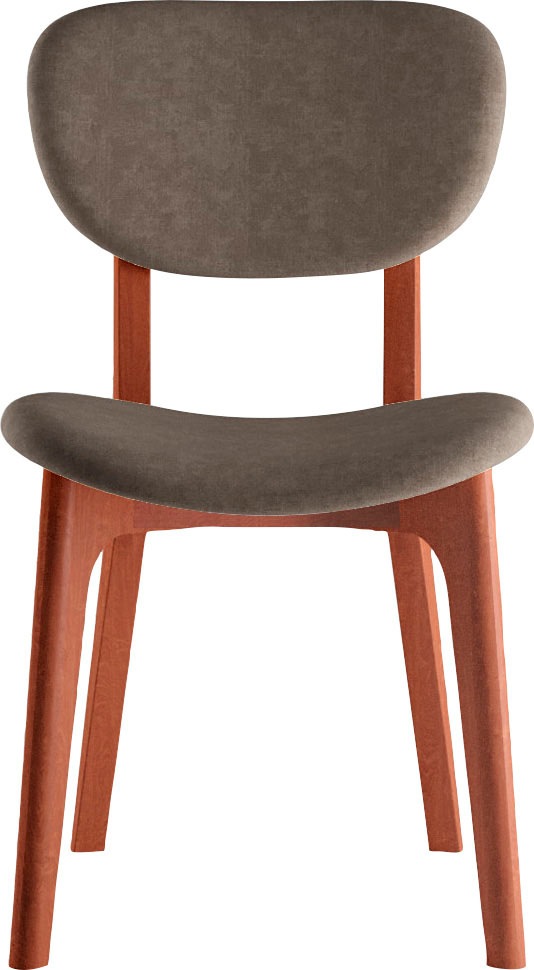 INOSIGN Chaise »COZY Made in Italy« (Set) 2 cuisGestell in Buche, Kirsch- oder Nussbaum, Massivholz, Design Stuhl