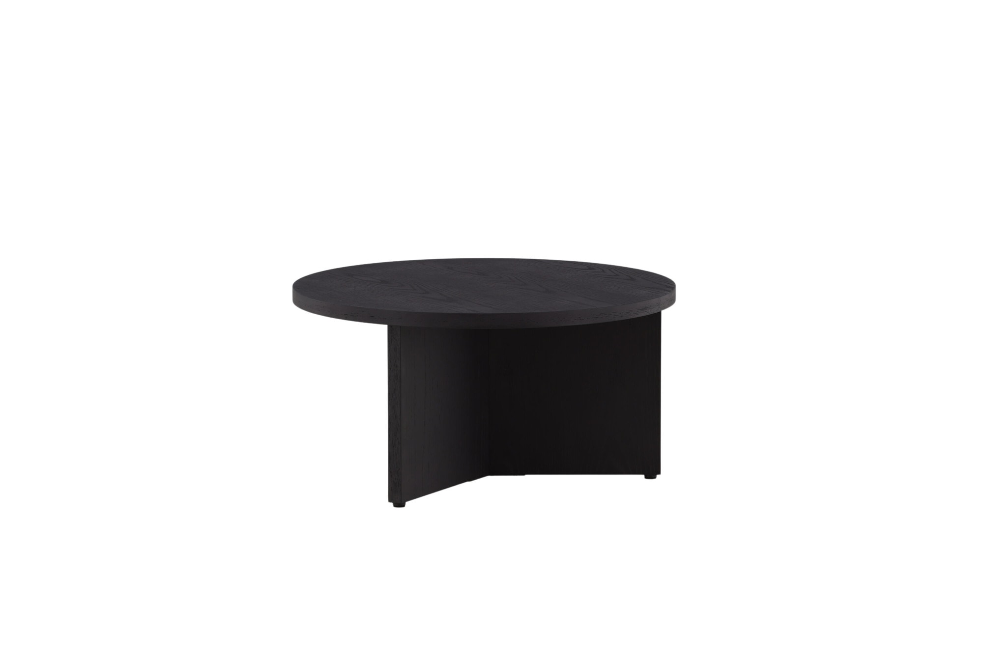 Venture Home Table basse »Saltö, runder Couchtisch in Holzfurnier-Optik, Ø 85 cm« Sofatisch, Furnier, rund, gepflegt, behaglich, edel