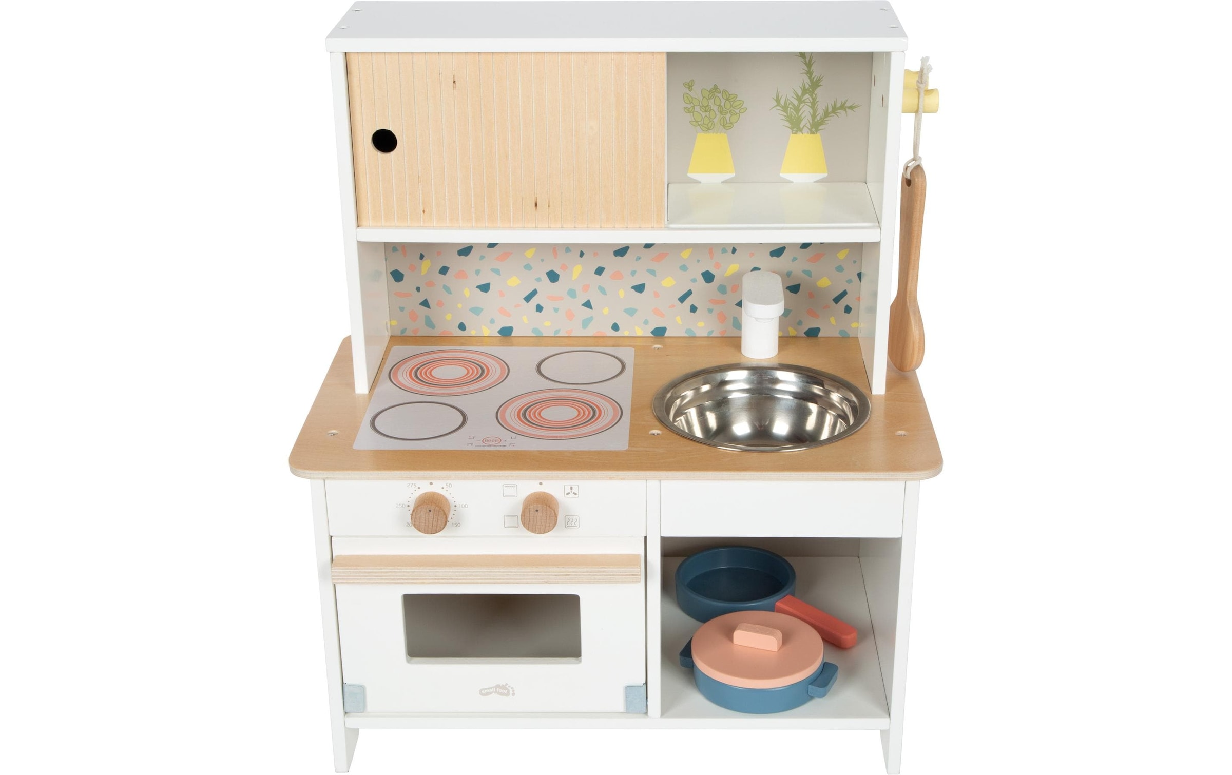 Small Foot Spielküche »Kinderküche Terrazzo kompakt«