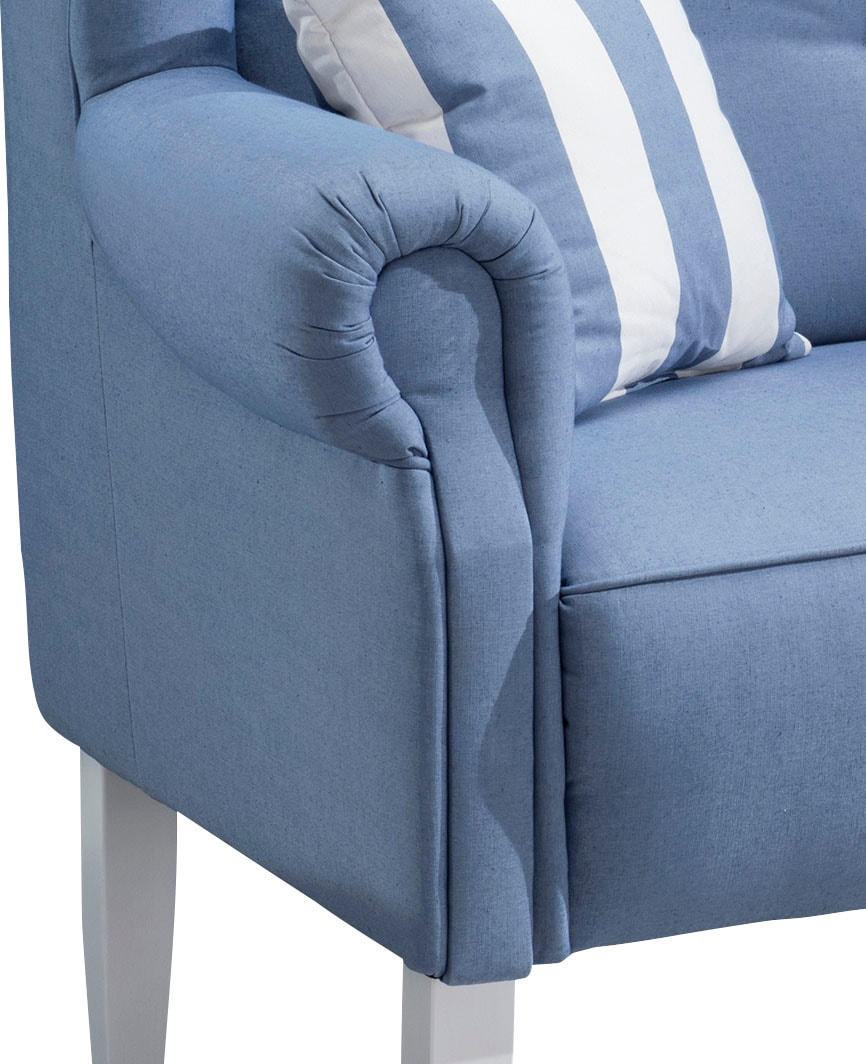 Home affaire Küchensofa »Moro« inkl. 2 Stk. Zierkissen gestreift, verschiedenen Stoffe und Farben