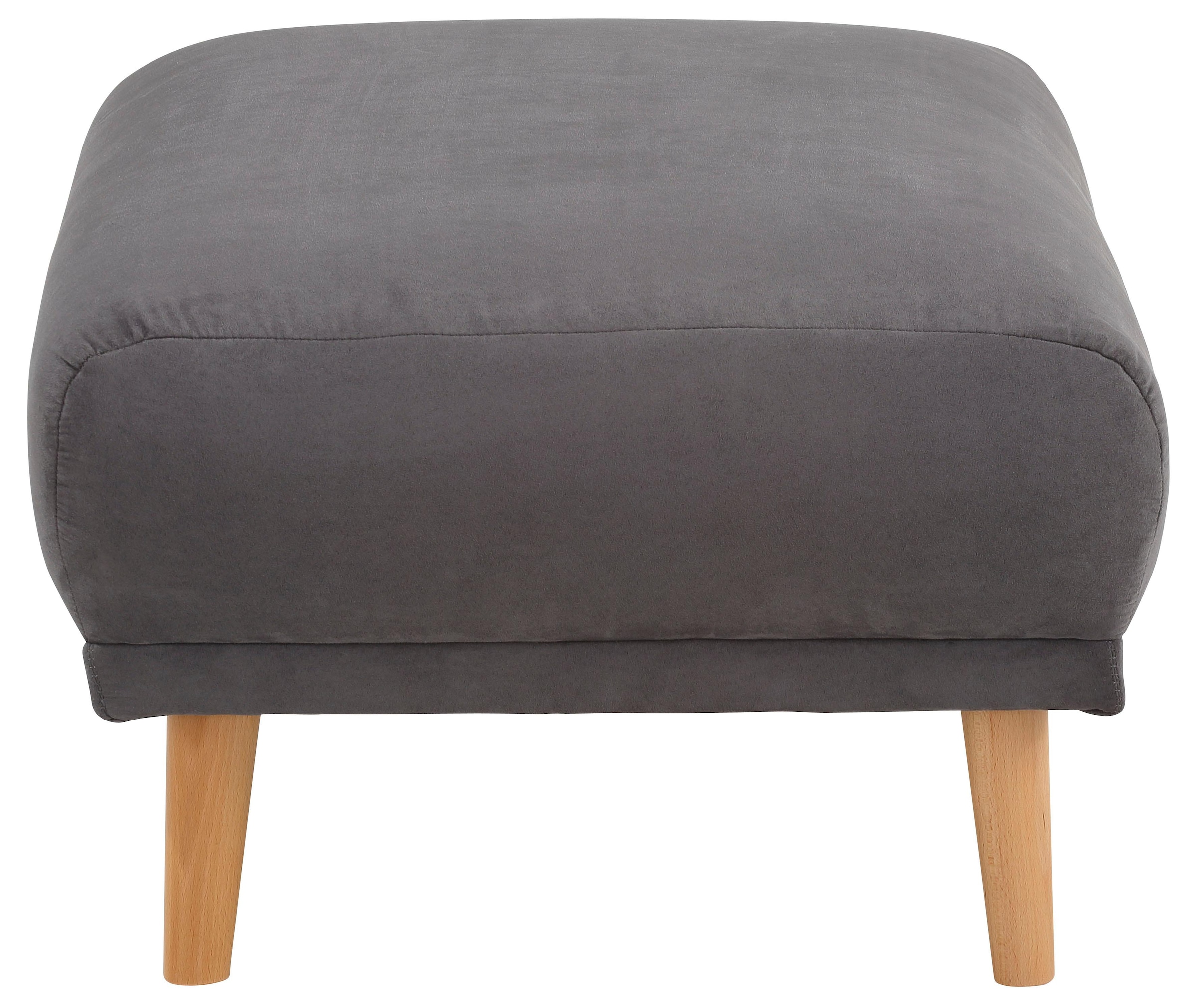 Home affaire Polsterhocker »Lasse« mit Holzfüssen