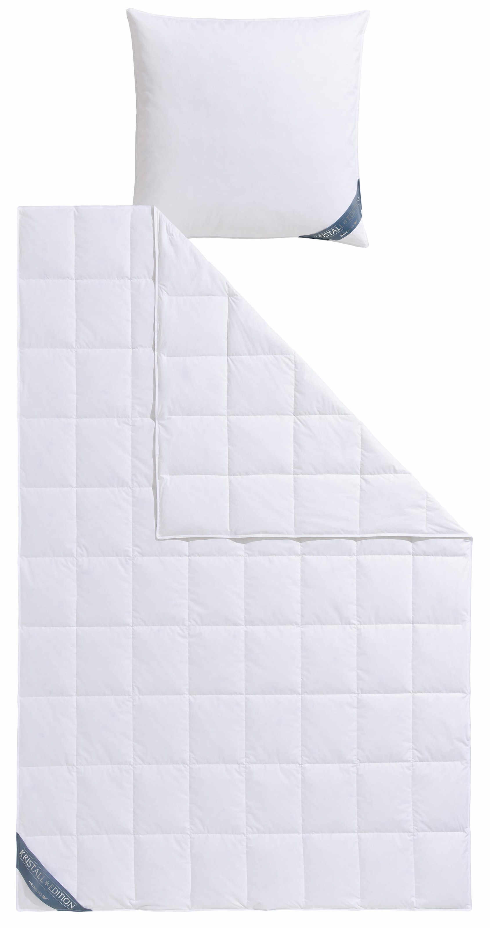 Haeussling Couette en duvet + oreiller »Kristall Edition« Spar-Set in verschiedenen Wärmeklasssen