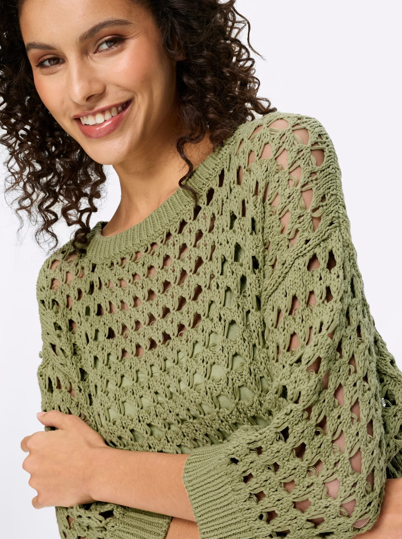 heine Ajourpullover »2-in-1-Pullover«