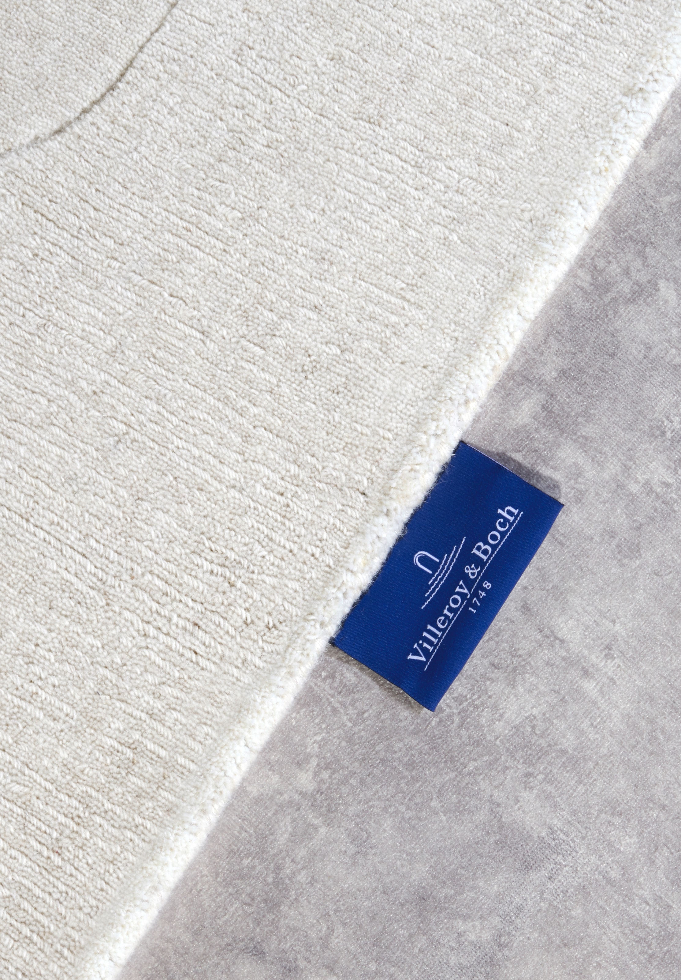 Villeroy & Boch Tapis en laine »Charlotte« Rectangulaire 10 mm Höhe Läufer, Handgewebt, Wolle, Natur, Läufer, Wohnzimmer, Geometrie