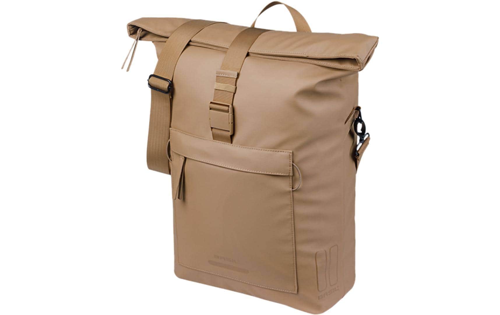 Basil Sacoche de porte-bagages »Brooklyn MIK Hooks, 17 l« 17 l Fahrrad-Umhängetasche mit 16-Zoll-Laptopfach und MIK-System