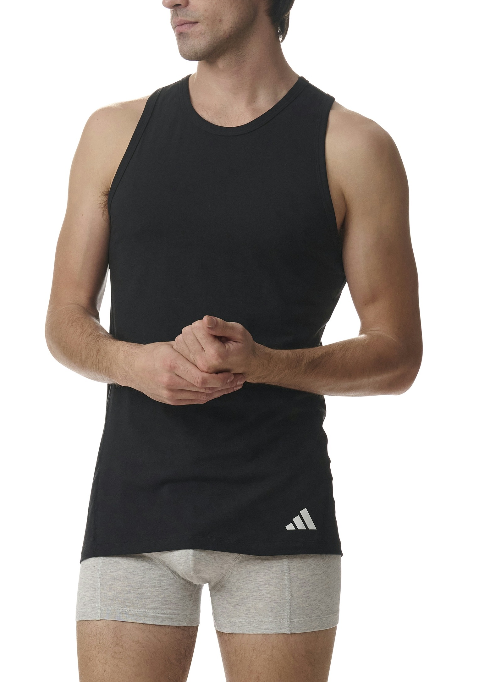 adidas Sportswear Tanktop »Active Flex Cotton Ergonomic« 2er Pack,  mit belüfteter Netzpasse am Rücken, elastisch, Rundhalsausschnitt