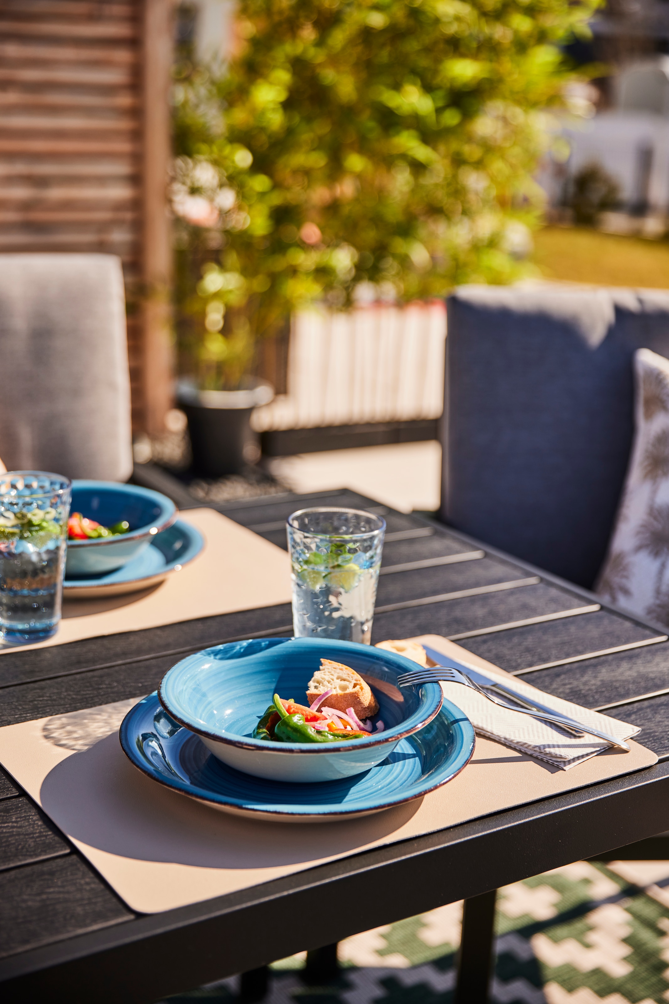 Zeller Present Set de table Kunstleder, metallic, 30x45 cm