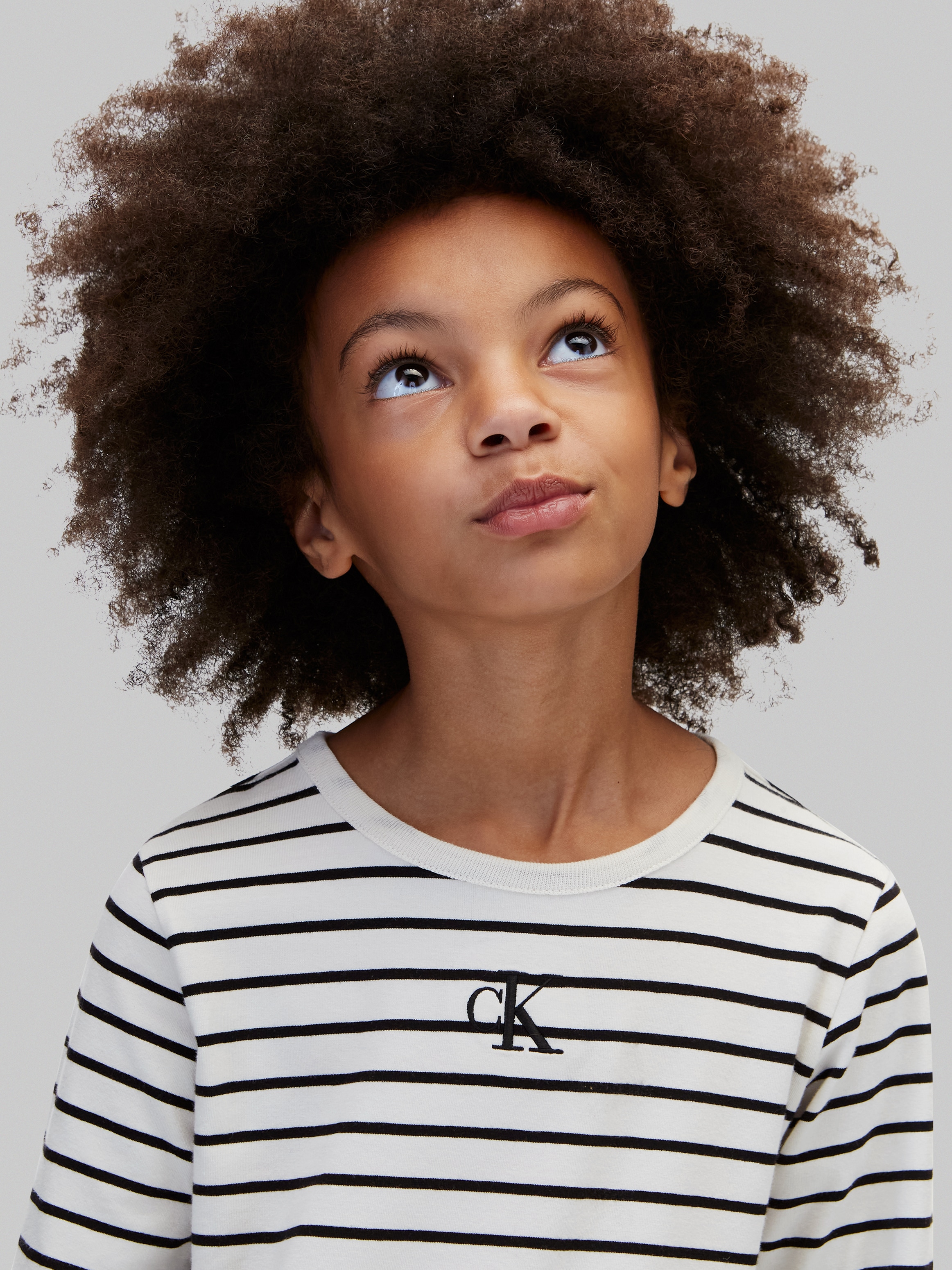 Calvin Klein T-shirt à manches longues »CK STRIPE LS T-SHIRT« Regular fit mit Streifenmuster