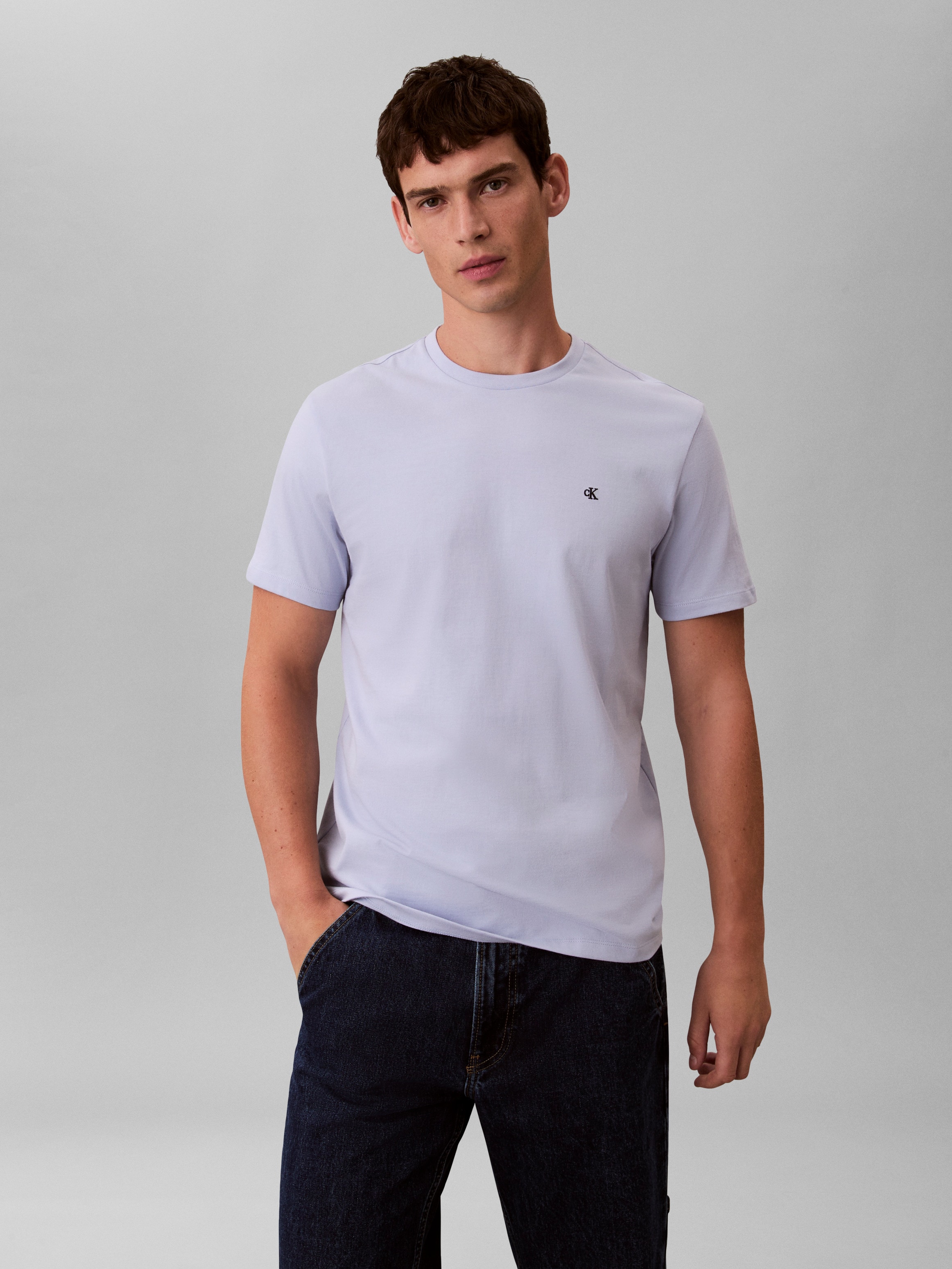 Calvin Klein Jeans T-shirt »CLASSIC MONOGRAM« regular fit, Rundhalsausschnitt