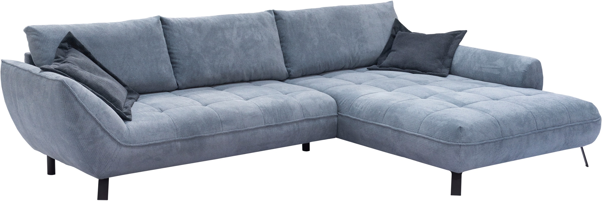 exxpo - sofa fashion Ecksofa »Biarritz modern und elegantes Mega Sofa mit tollem Sitzkomfort, L-Form« XXL– Longchair Ecke in hochwertiger Verarbeitung, Stellmasse 324x203 cm