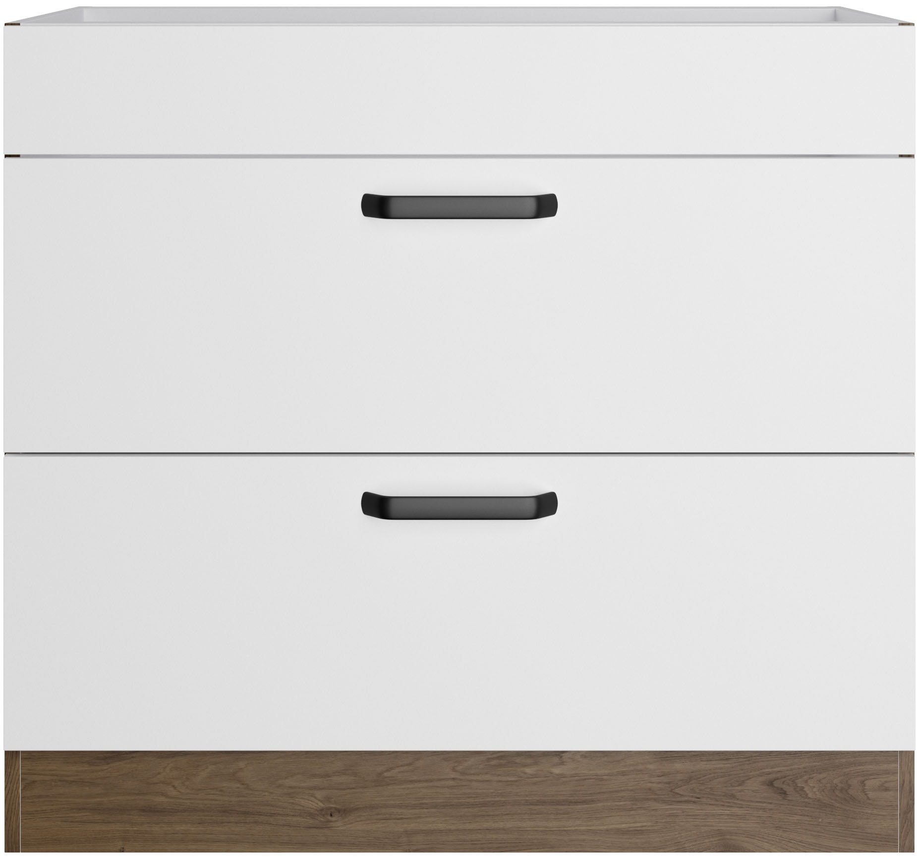wiho Küchen Armoire d'encastrement pour table de cuisson »Elba« largeur 90 cm