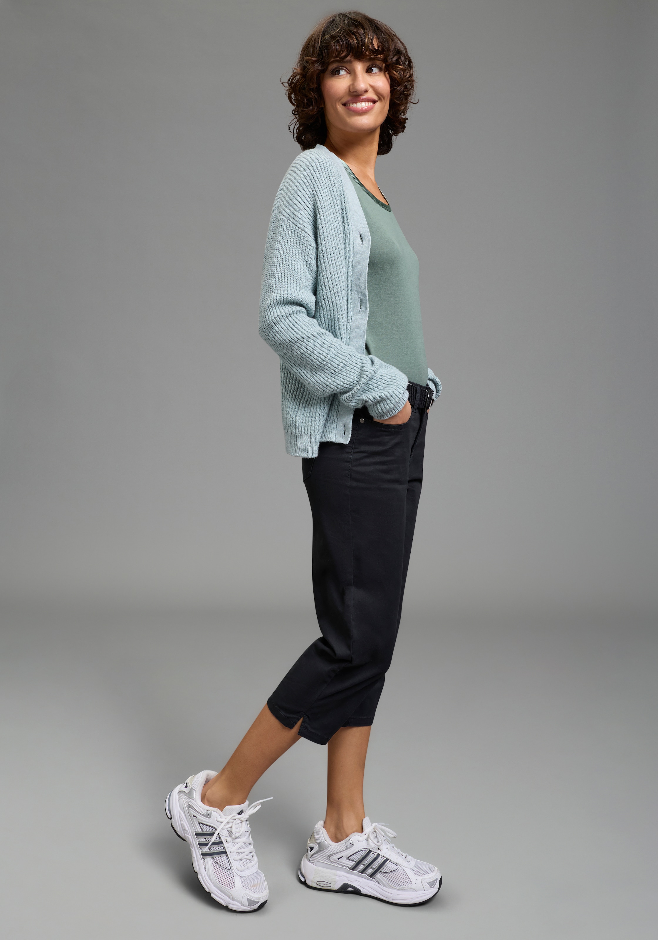 Laura Scott Pantalon capri  Webhose für Casualmode und Streetwear, femininer Stil