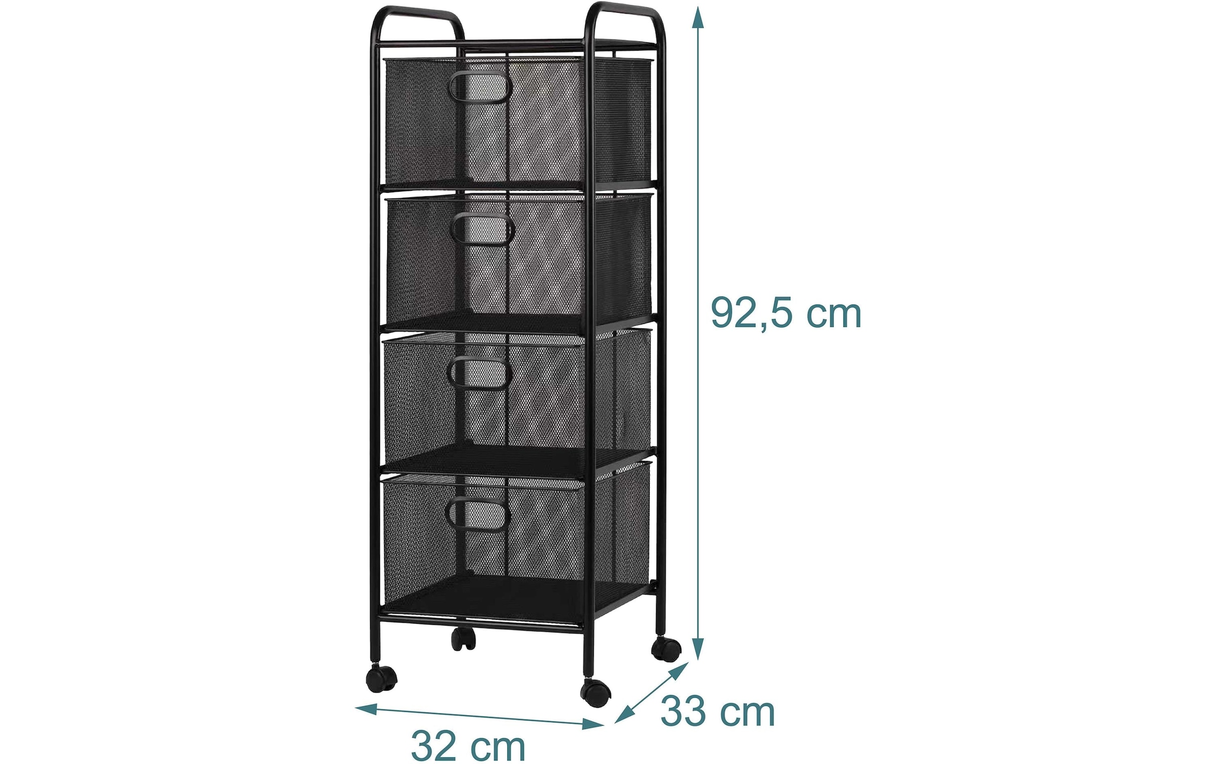 relaxdays Küchenwagen »Rollregal, 32 x 92.5 x 33 cm«