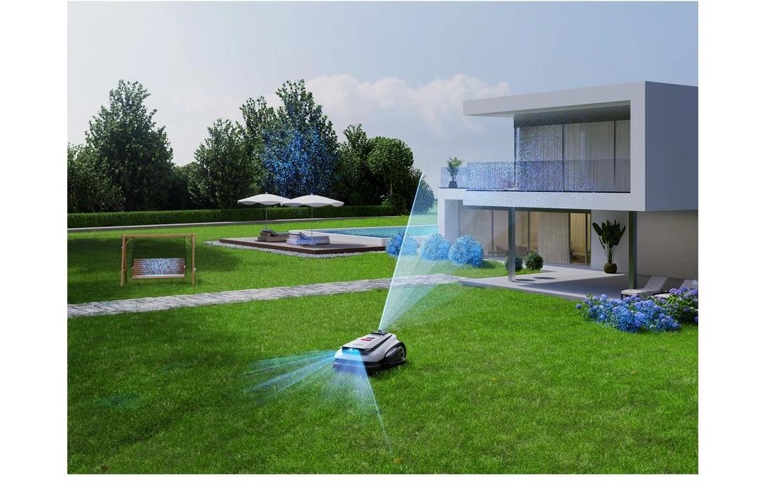 ECOVACS Robot tondeuse »GOAT A1600 LiDAR PRO« Mäheffizienz von 400 m²/h, Trimmer (8500 rpm),   Dual-LiDAR Navigation, leistungsstarker 32-V Energieplattform