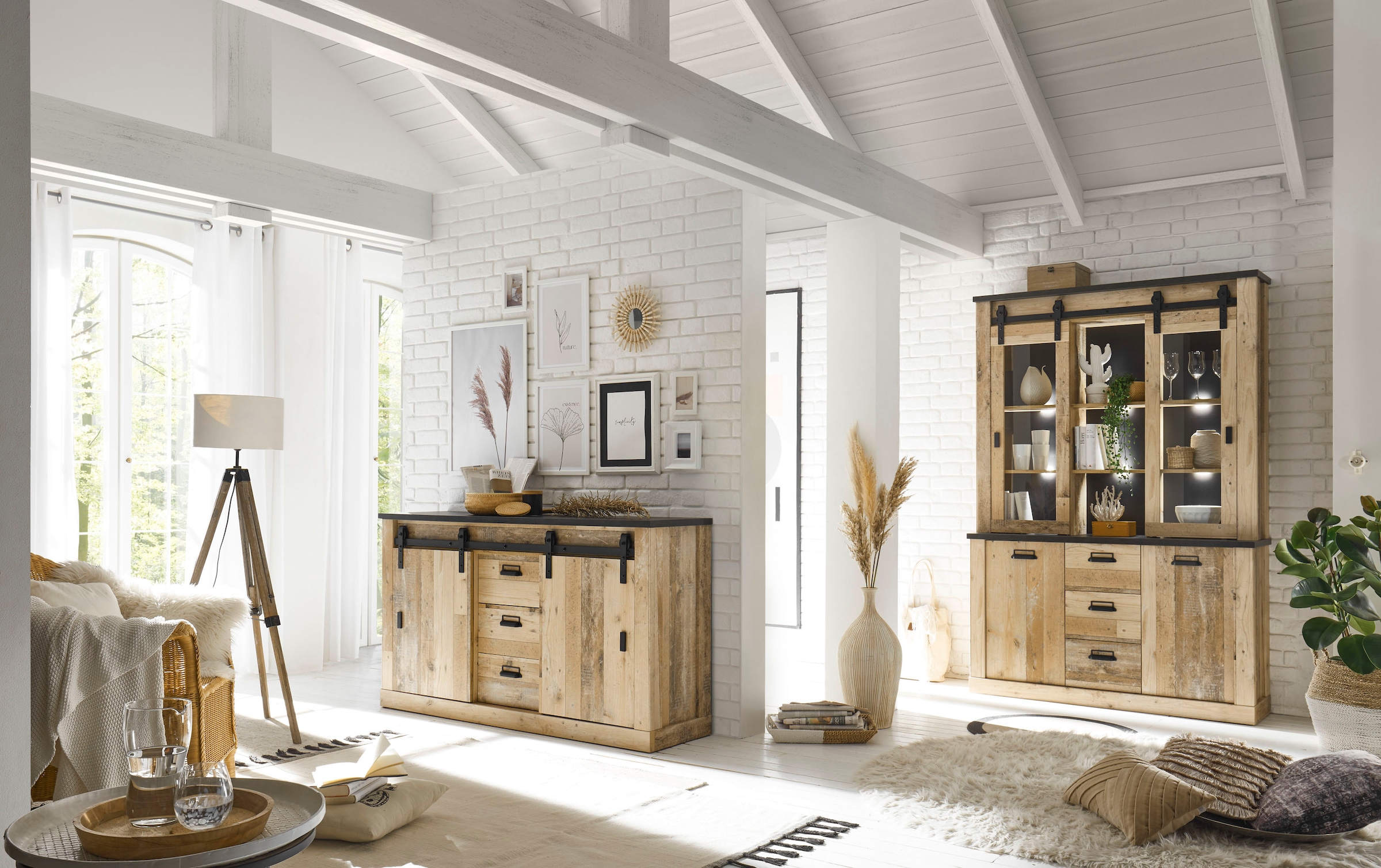 Home affaire Meuble mural »SHERWOOD« 2 cuis tlg.