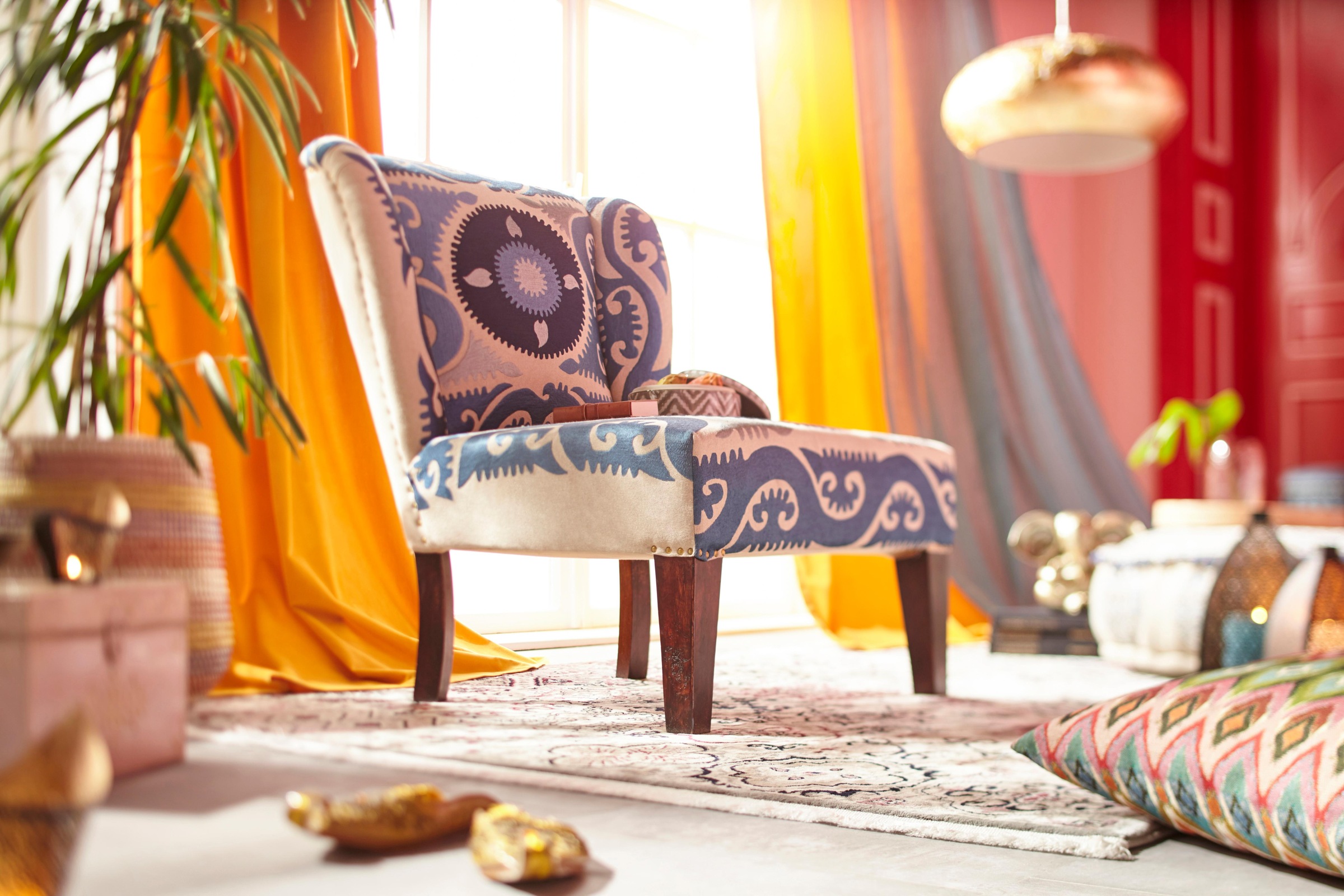 H.O.C.K. Dekokissen »Belma« im Bohème Style, Kissenhülle mit Füllung, 1 Stück