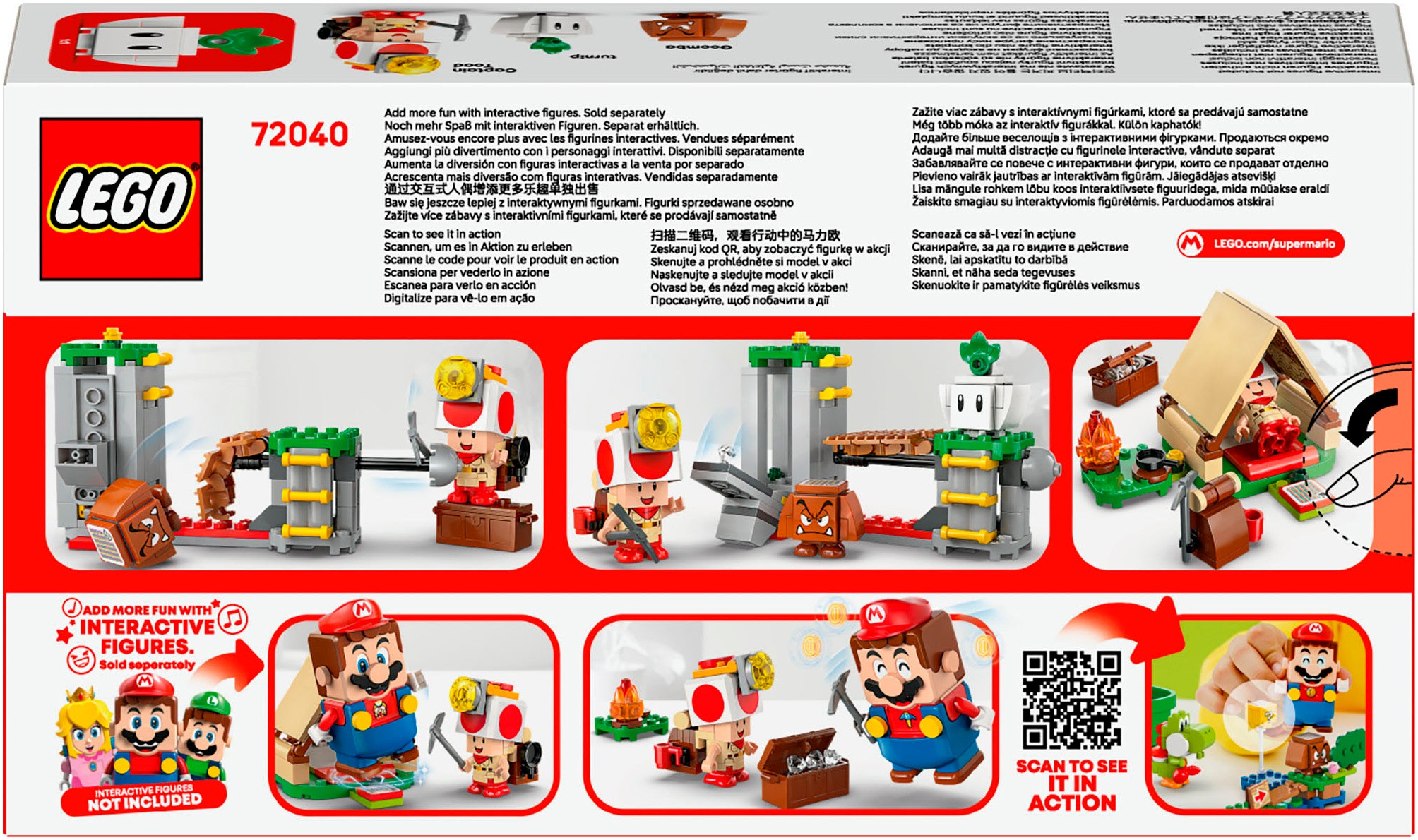 LEGO® Konstruktionsspielsteine »Kapitän Toad-Camp (72040), LEGO Super Mario« Made in Europe
