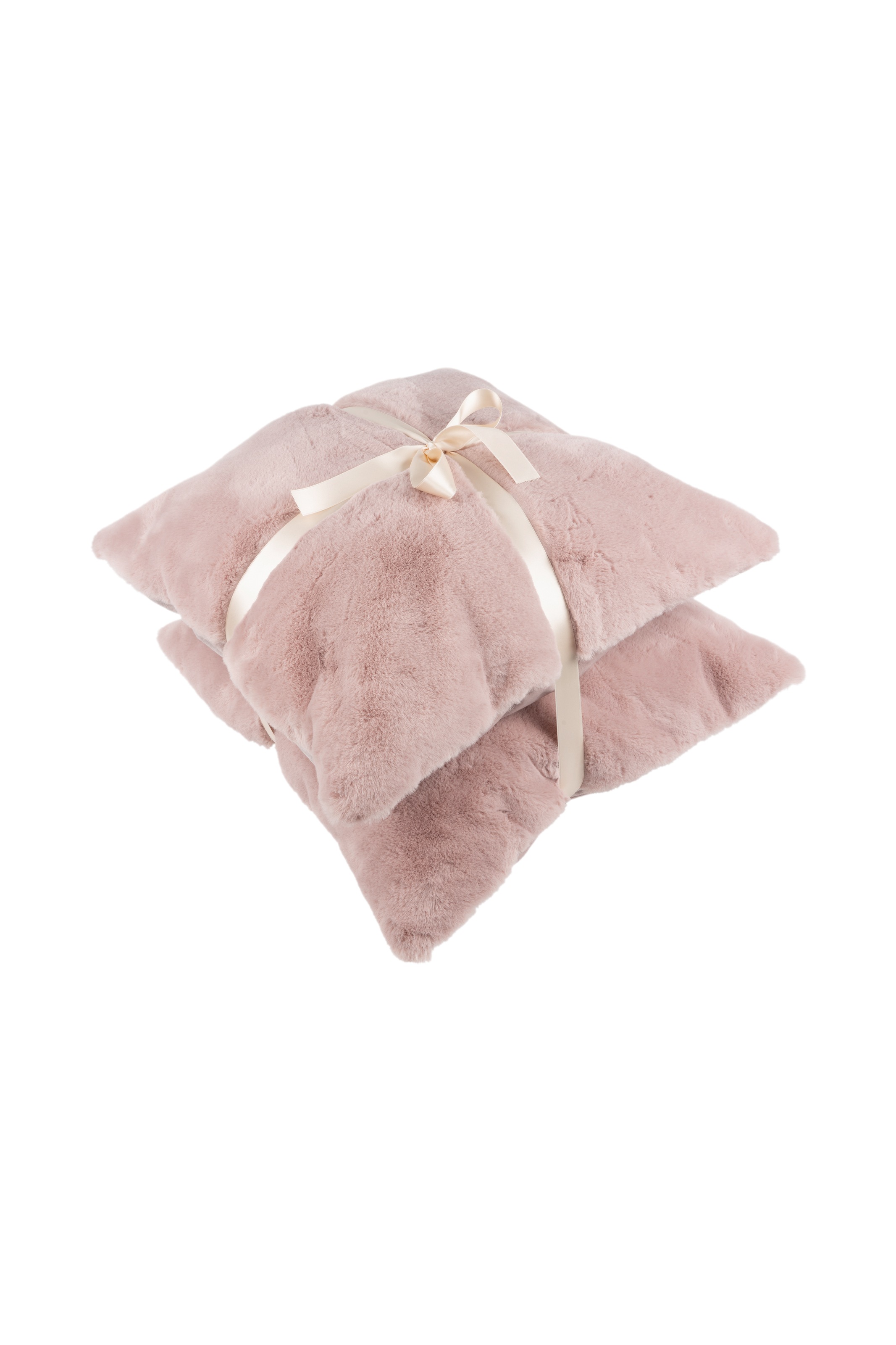 Kenda Sand Oreiller en fourrure »Dekokissen Aimee 625 2er-Set« Kissen inkl. Füllung mit flauschigem Stoffbezug