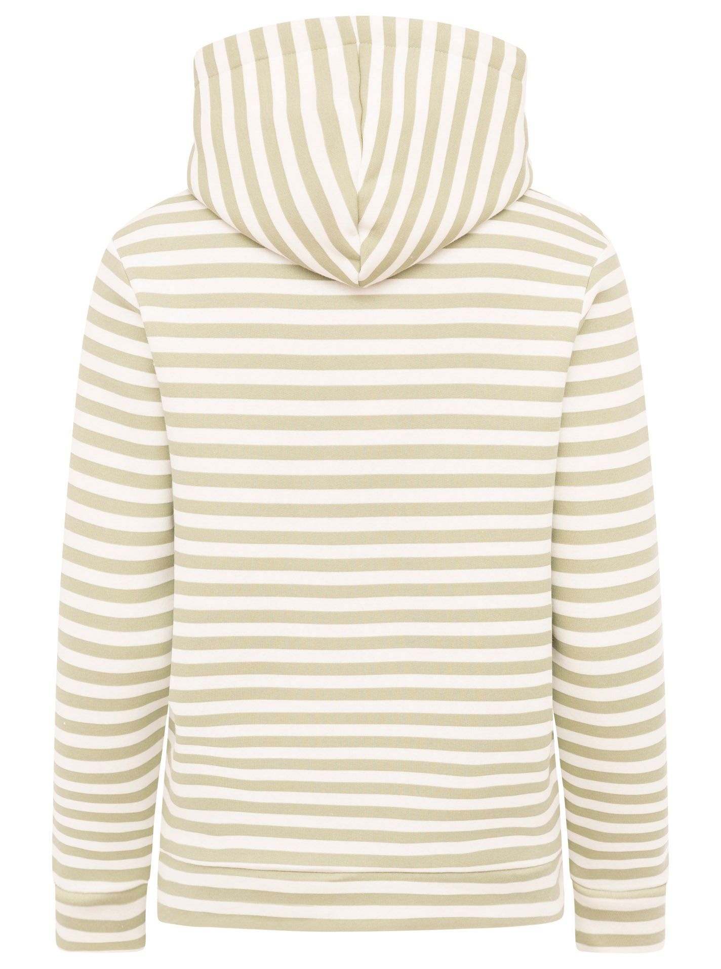 Zwillingsherz Kapuzensweatshirt »"Streifen Strandglück"«, gestreift, Stickererei vorne, Kordelzug; Tasche
