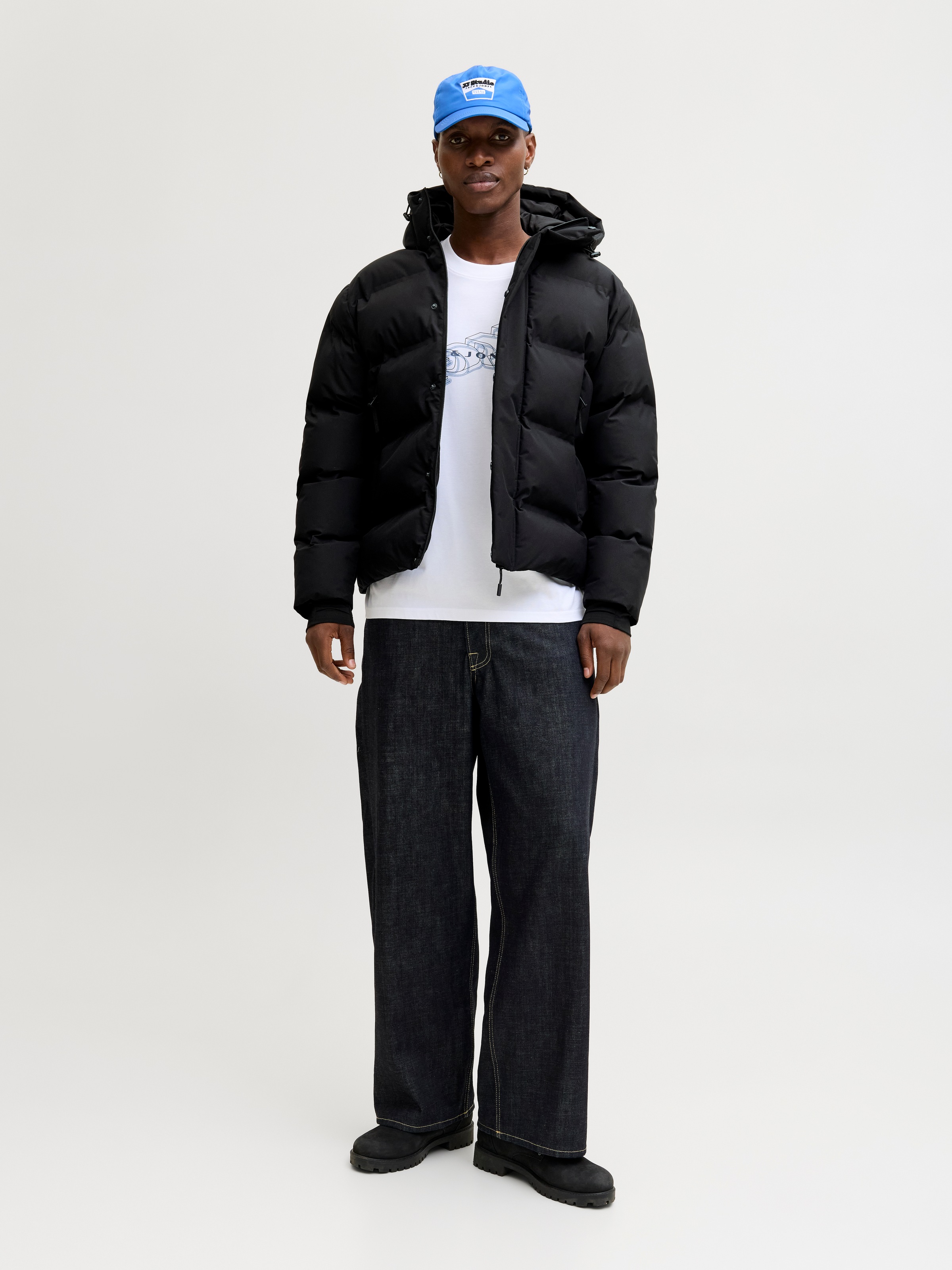 Jack & Jones Veste matelassée »JCOFUSION PUFFER JACKET« mit Kapuze