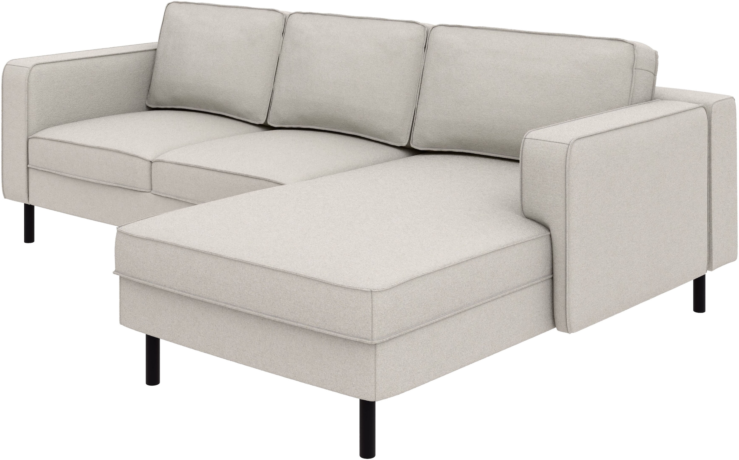 TRENDMANUFAKTUR Ecksofa »Watkins Couch wahlweise mit Schlaffunktion und Bettkasten,auch in Cord« Recamiere beidseitig montierbar, Sofa in L-Form, Breite 232 cm