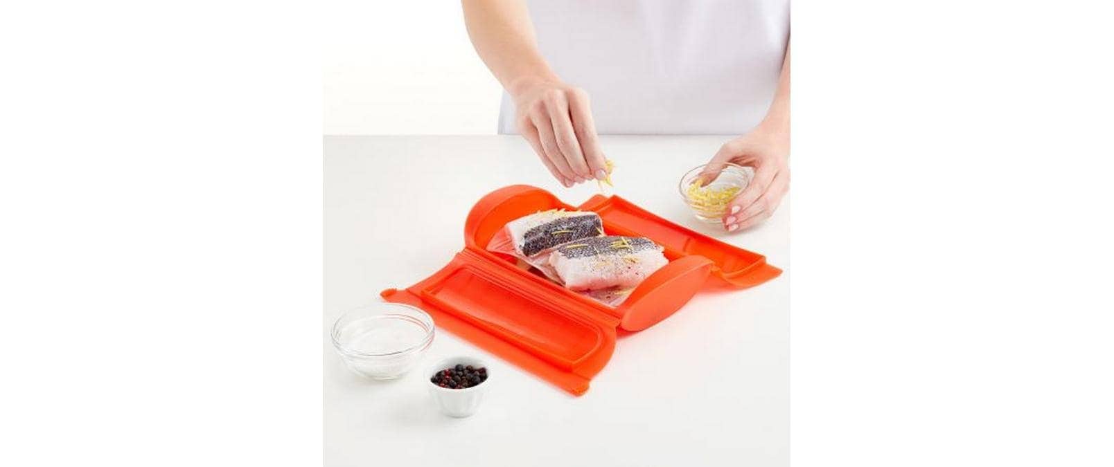   Récipient pour micro-ondes »Lékué mit Ablage« 1 pièces tlg.