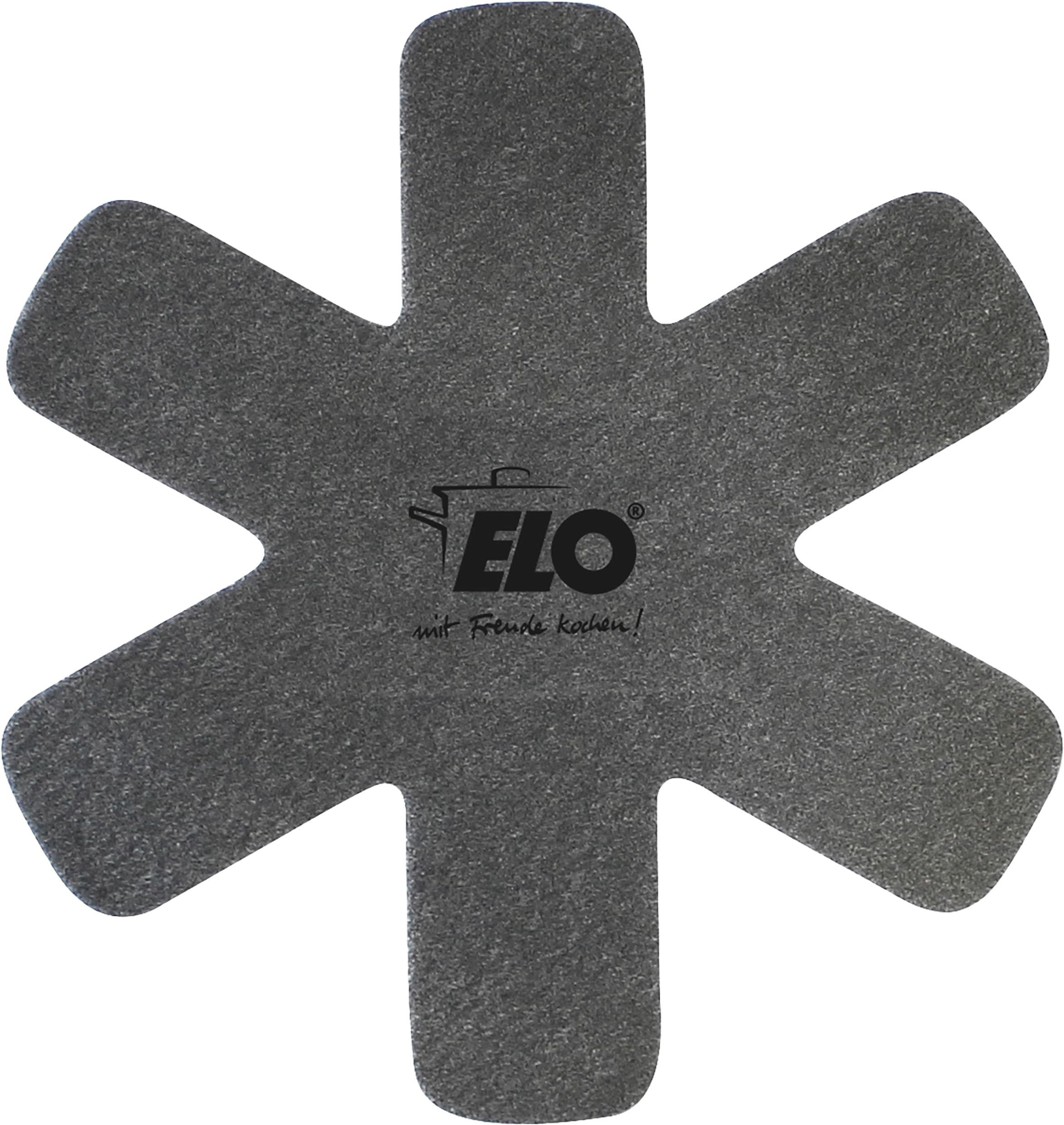 Elo Basic Poêle à frire »Colorio mit farbigem Protektor« Aluminium 1 tlg. hellgrau mit passendem Pfannenschoner