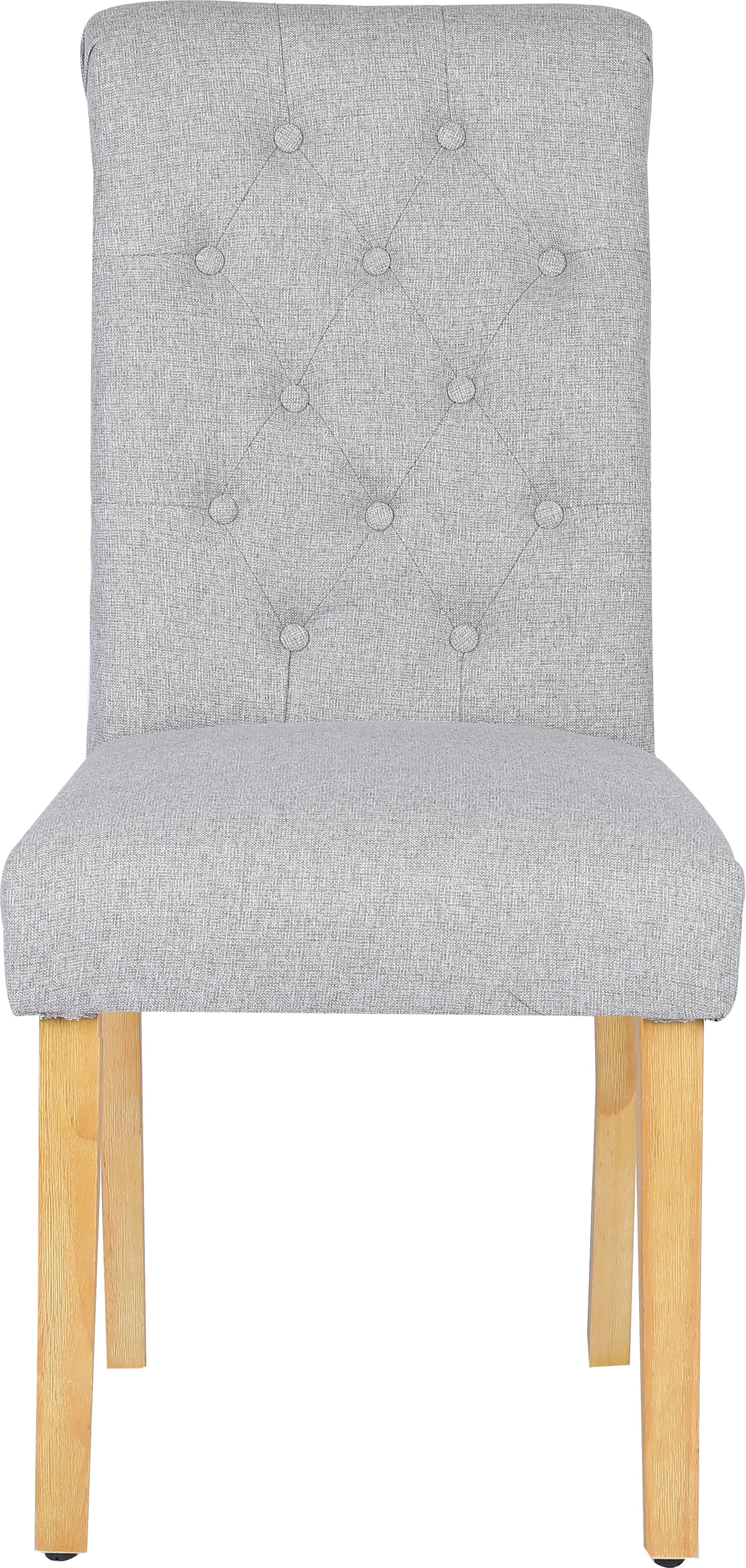 Home affaire Esszimmerstuhl »Liao, TOPSELLER!, OTTOs Choice, 2er-Set« (Set) pflegeleichter Webstoff Bezug, Knopfheftung, Sitzhöhe ca. 51 cm