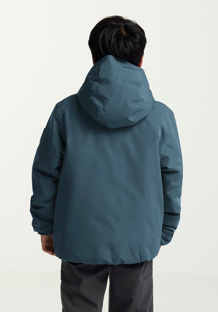Jack Wolfskin Veste d'extérieur »TEEN INS JACKET K« avec capuche wasserdicht, atmungsaktiv, mit fest verbundener Kapuze, für Kinder